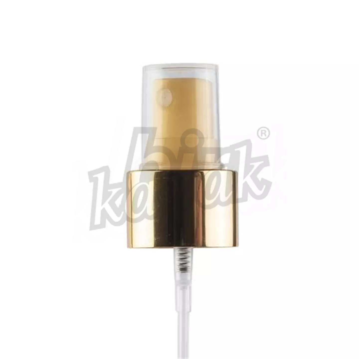 24/410 FINGER SPRAY GOLD RING WITH TRANSPARENT PROTECTION COVER - GOLD