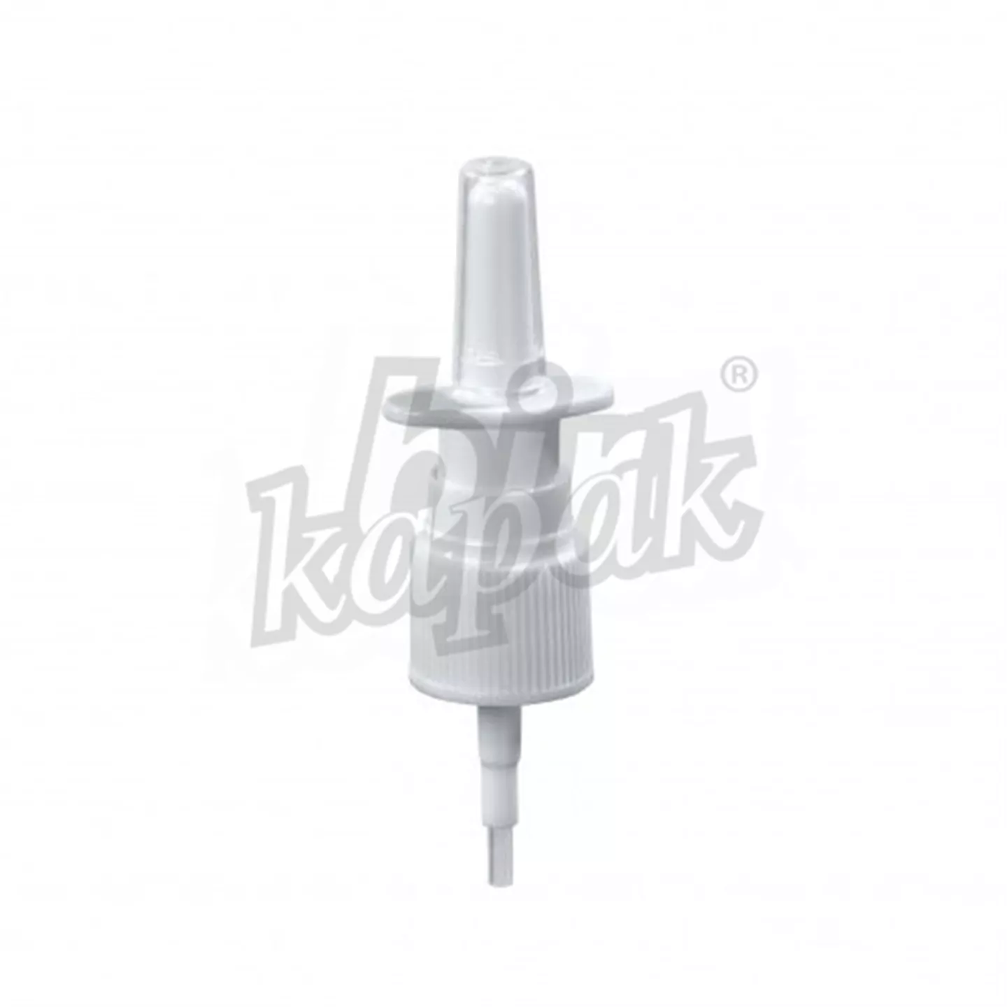 18/410 BURUN SPREYİ TIRTIKLI ŞEFFAF KORUMA KAPAKLI - BEYAZ