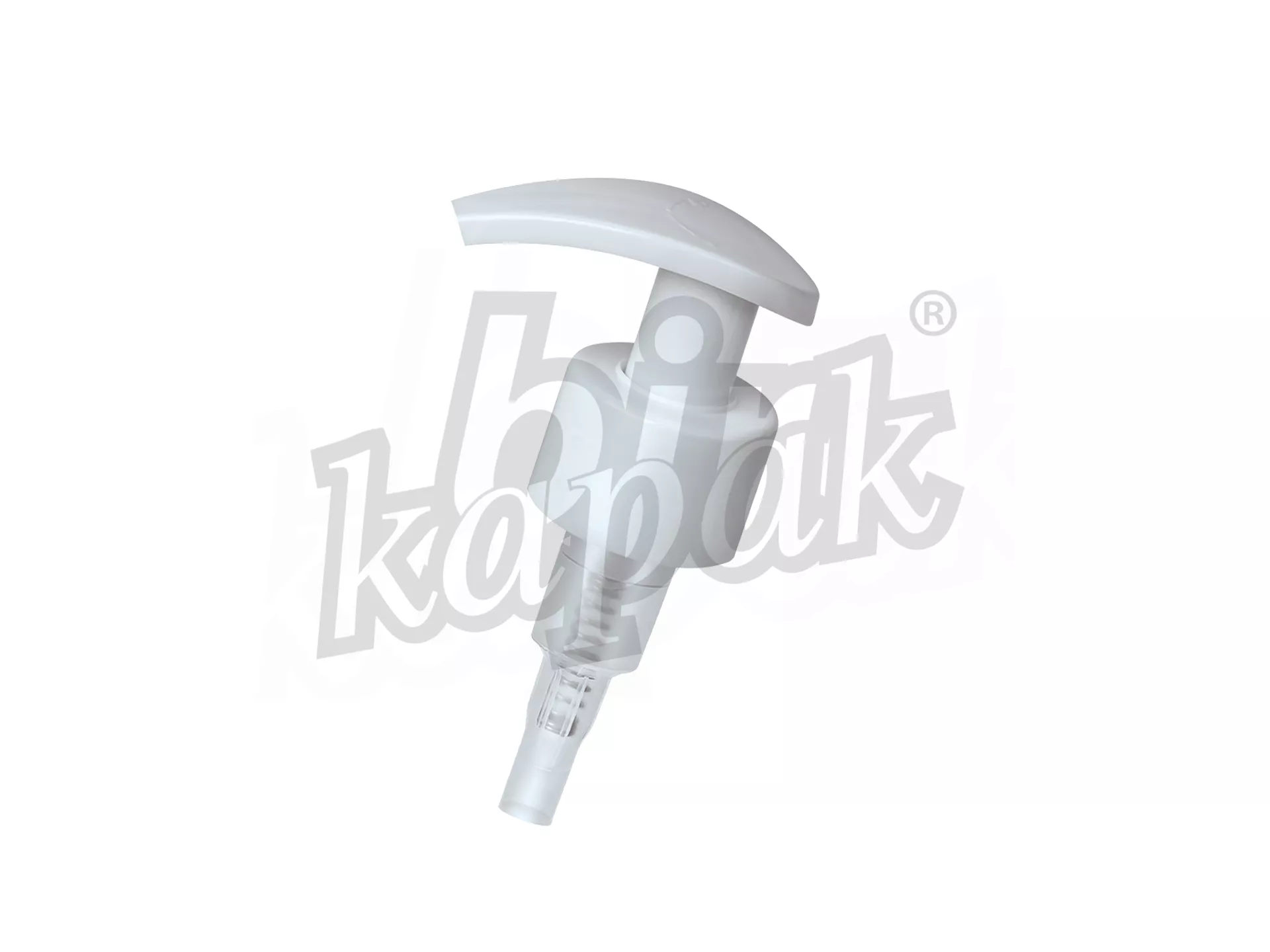 28/410 EVYAP MODEL FLAT LIQUID SOAP PUMP - WHITE