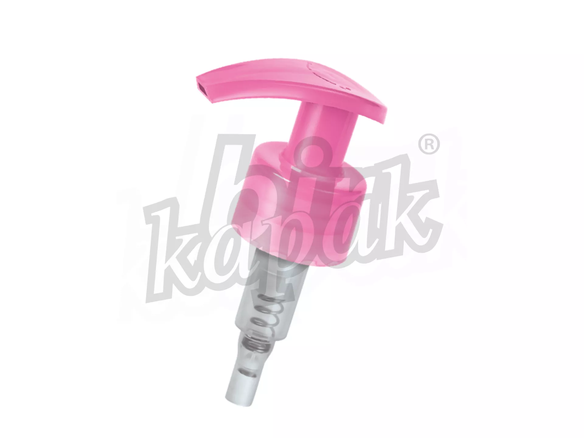 24/410 - 28/410 EVYAP MODEL FLAT LIQUID SOAP PUMP (1.5 DOSAGE) - PINK