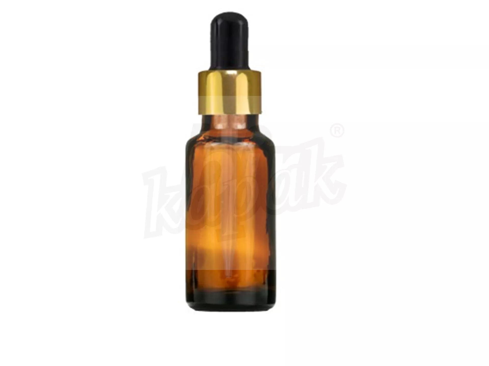 30 ML DAMLALIK ŞİŞE AMBER GOLD SİYAH CAM DAMLALIKLI - TAKIM