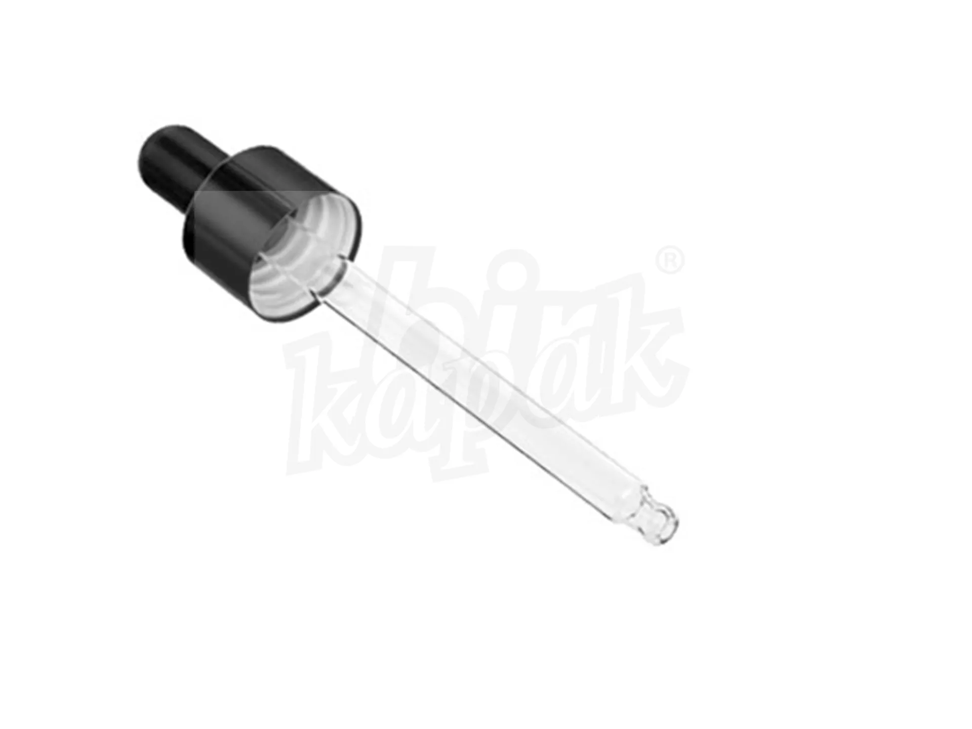 50 ML BLACK METAL CAP BLACK RUBBER DROPPER