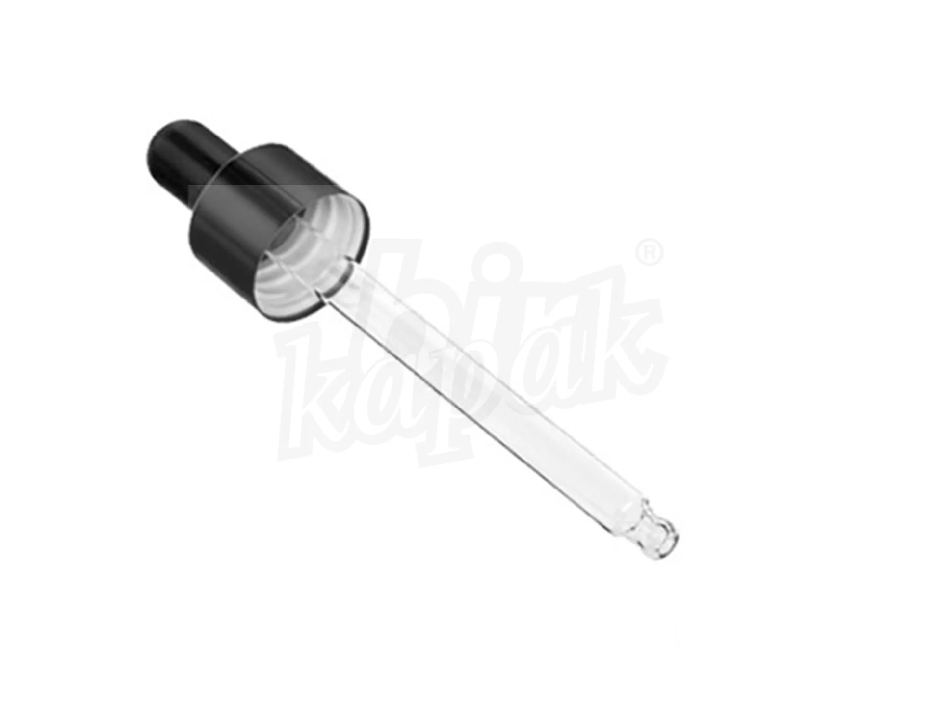 100 ML BLACK METAL CAP BLACK RUBBER DROPPER