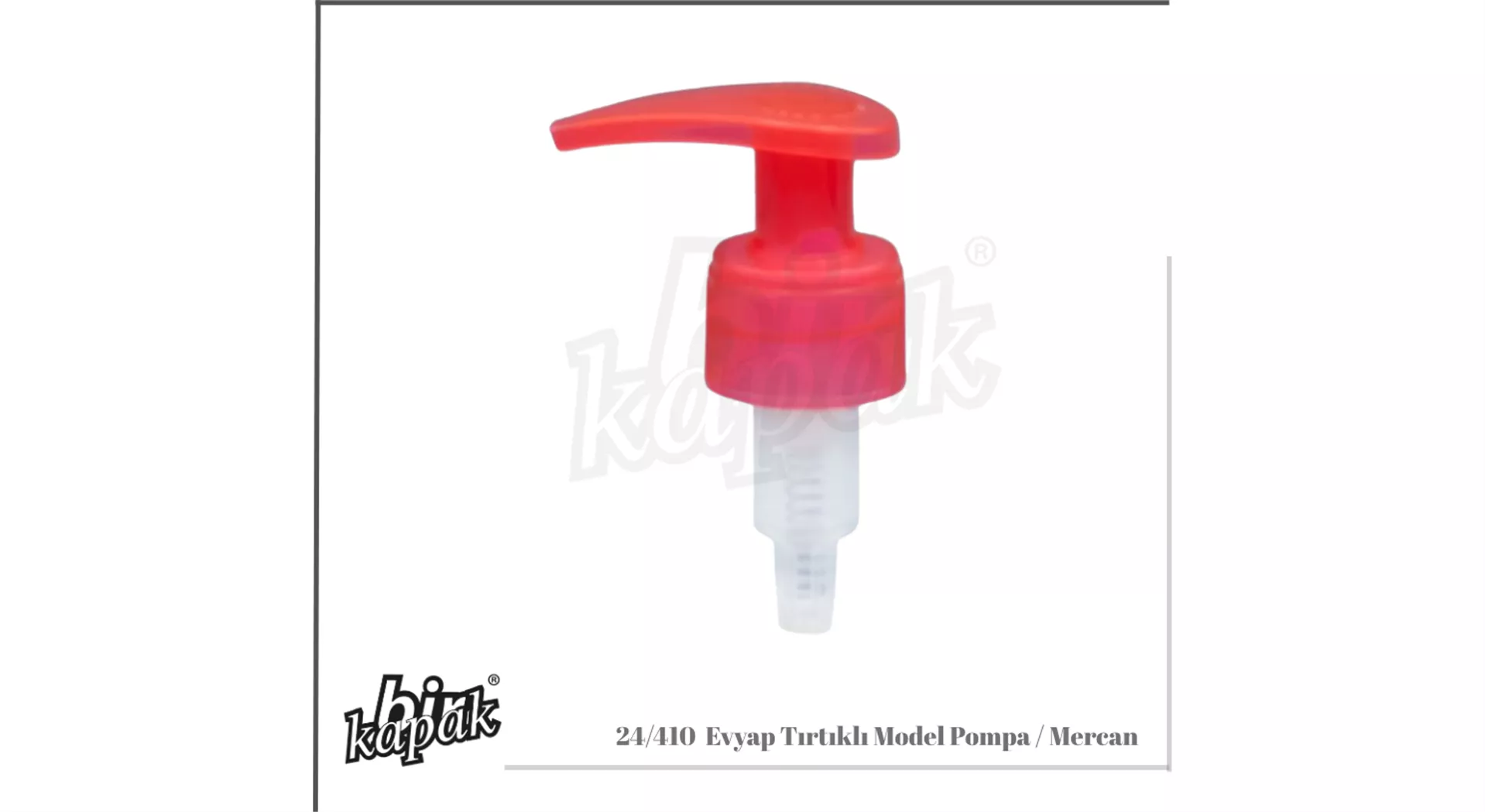 24/410 EVYAP LOCKABLE SERRATED PUMP MODEL / MERCAN