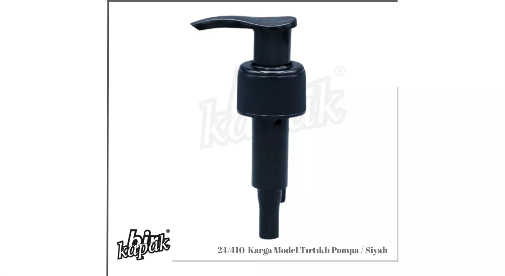 24/410 KARGA MODEL SERRATED PUMP / BLACK
