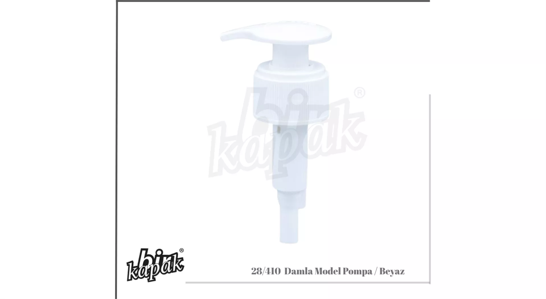 28/410 DAMLA MODEL POMPA / BEYAZ