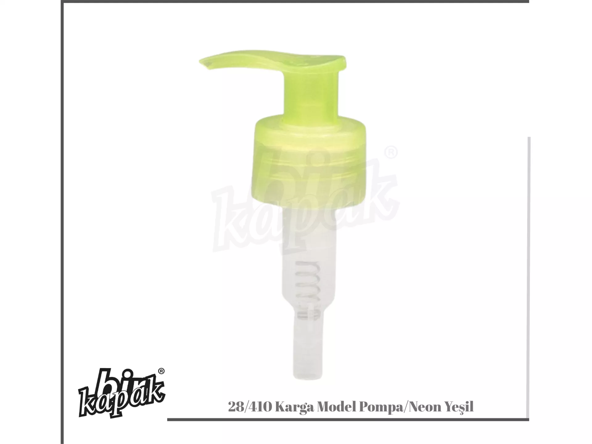 28/410 KARGA MODEL POMPA / NEON YEŞİL