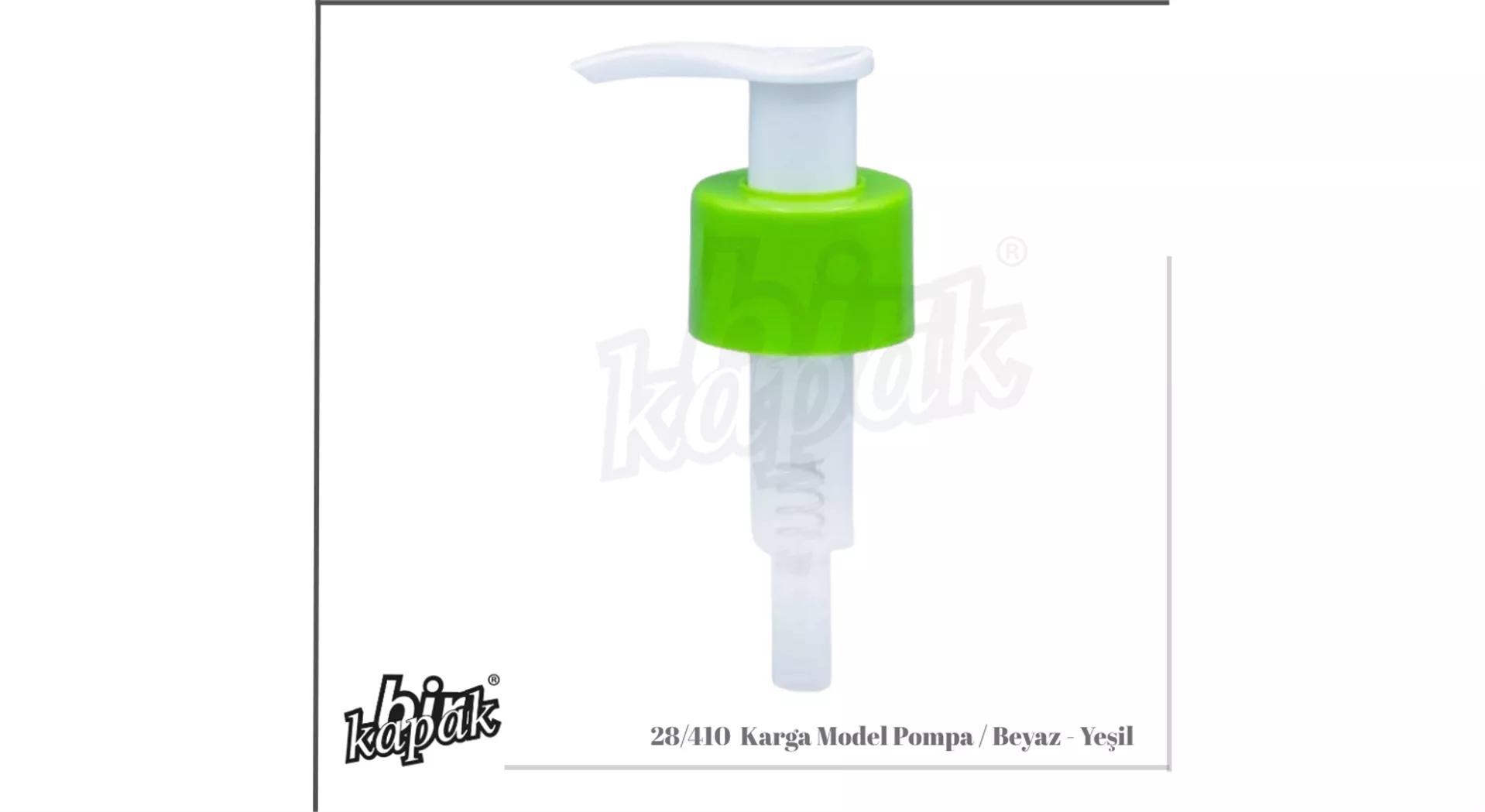 28/410 KARGA MODEL PUMP WHITE / GREEN