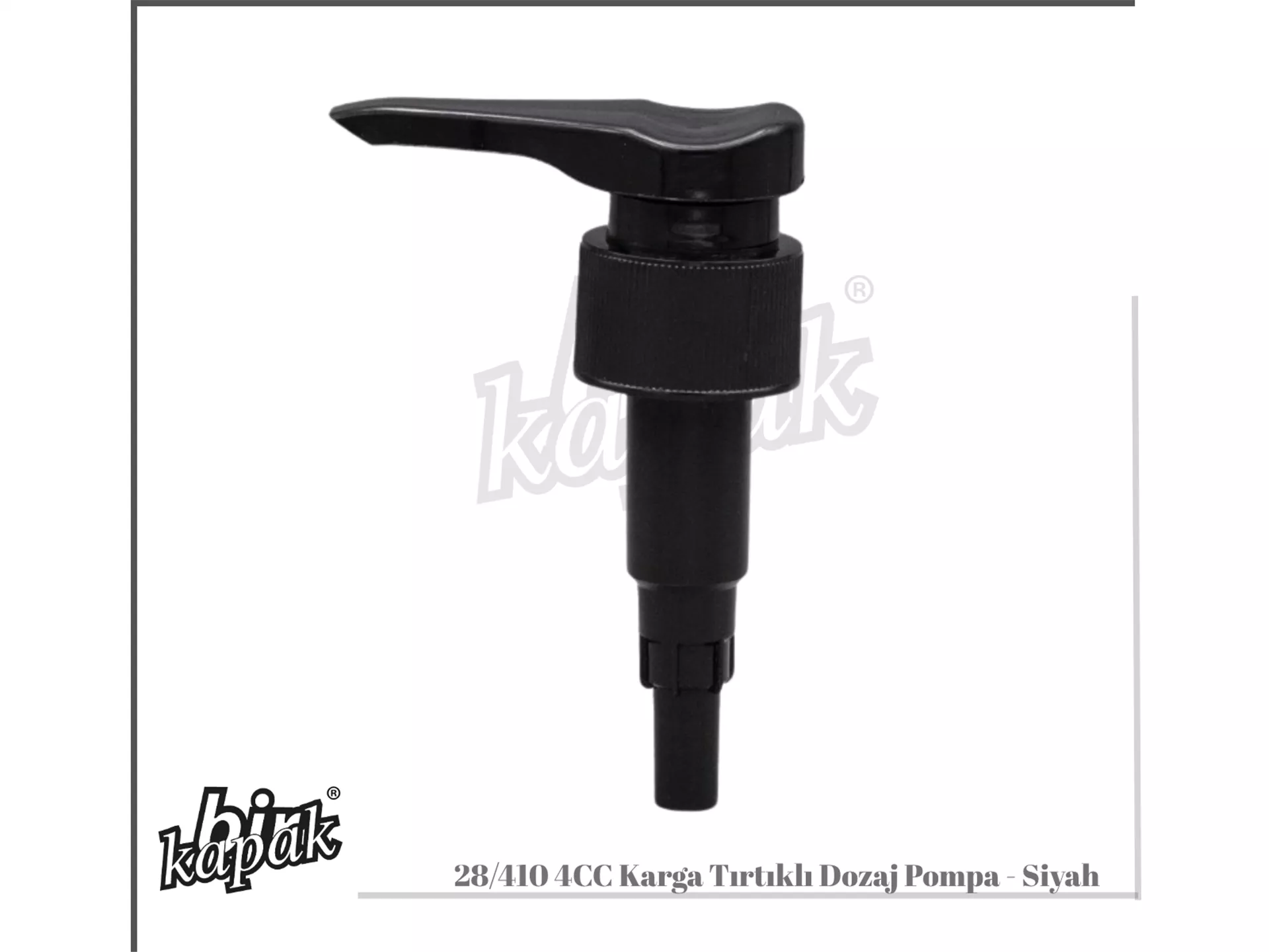 28/410 KARGA 4CC DOSING PUMP / BLACK - WHITE