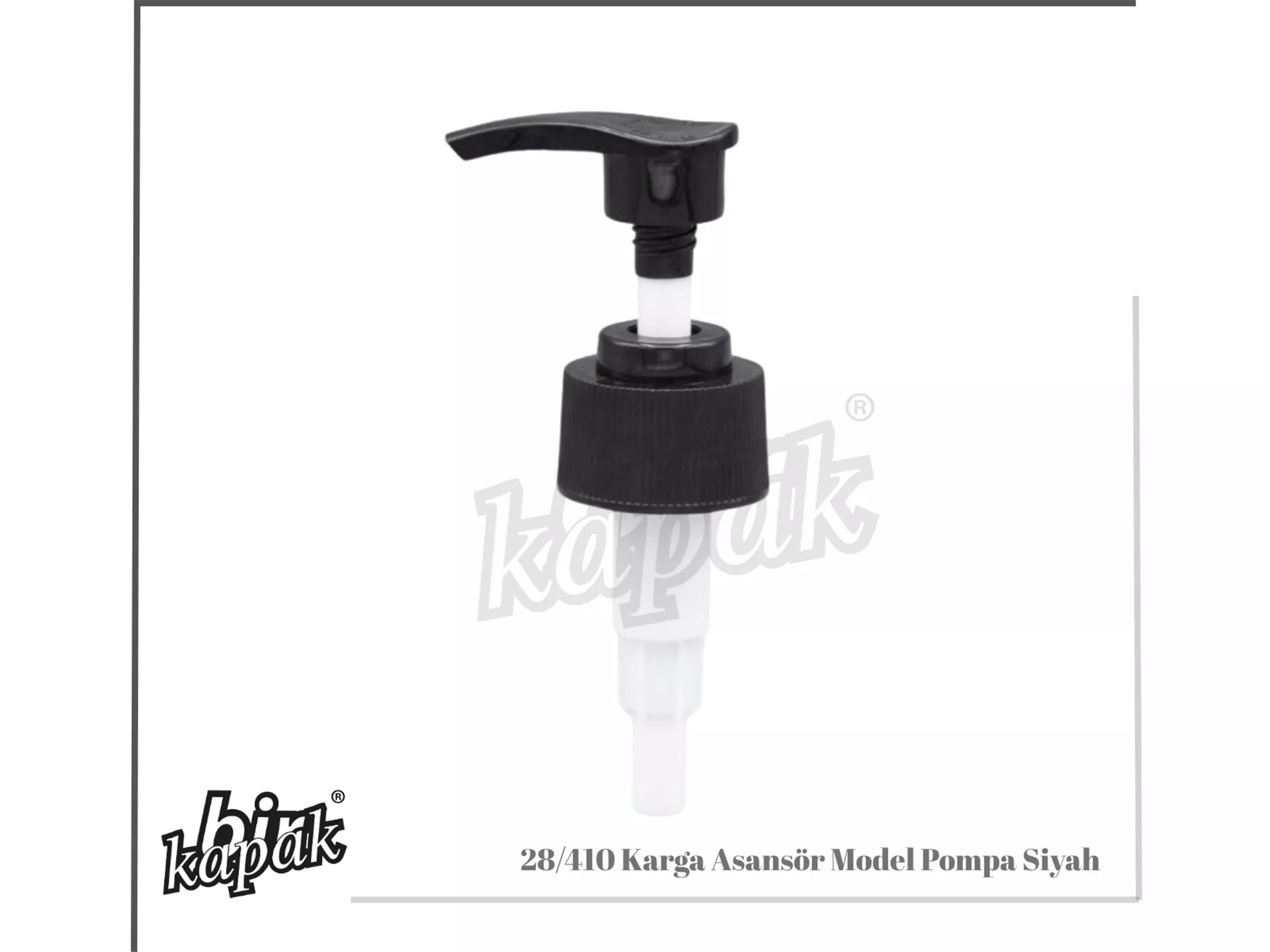 28/410 KARGA MODEL ASANSÖR POMPA / SİYAH