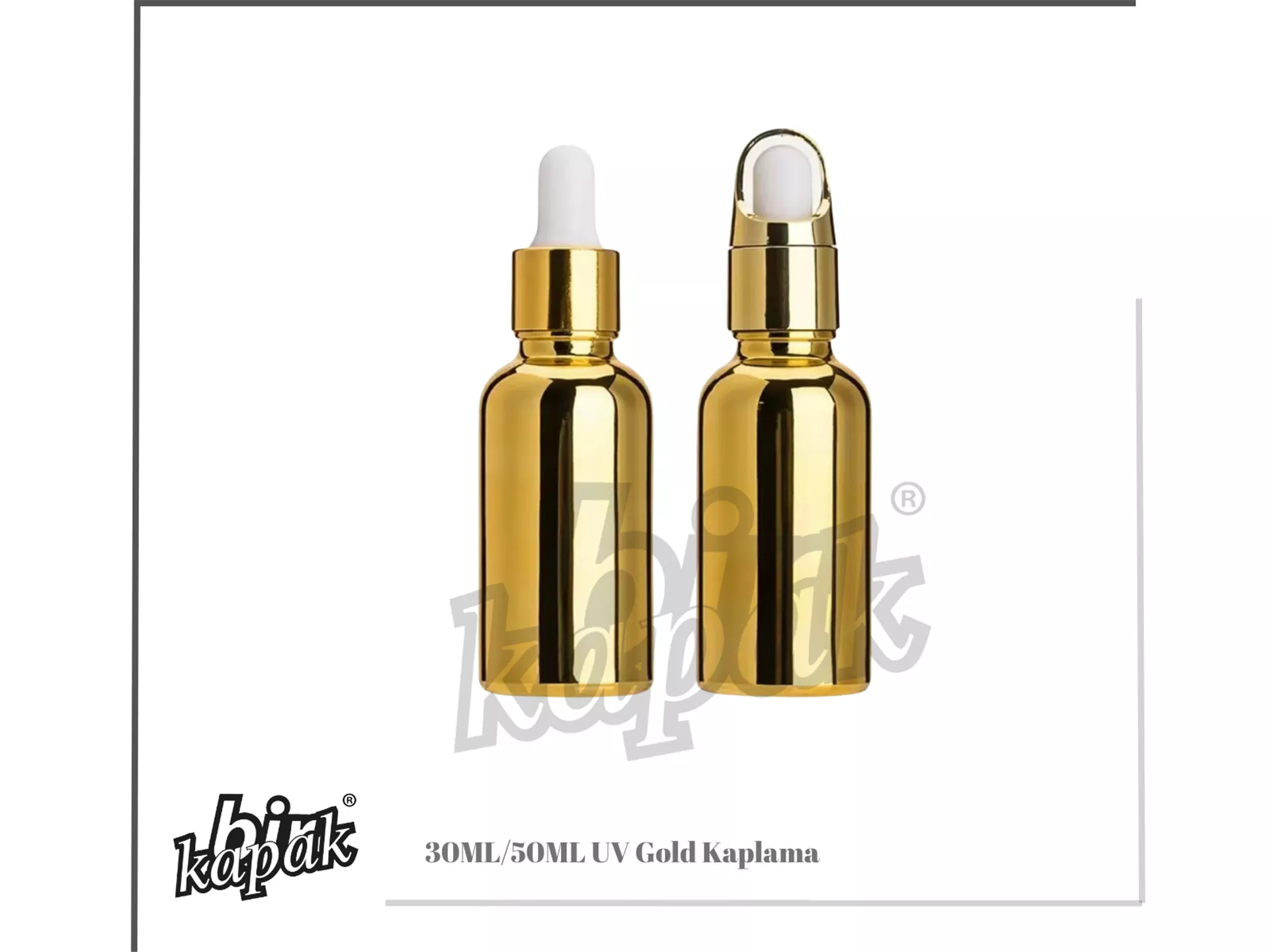 30ML-50ML UV GOLD KAPLAMA ŞİŞE
