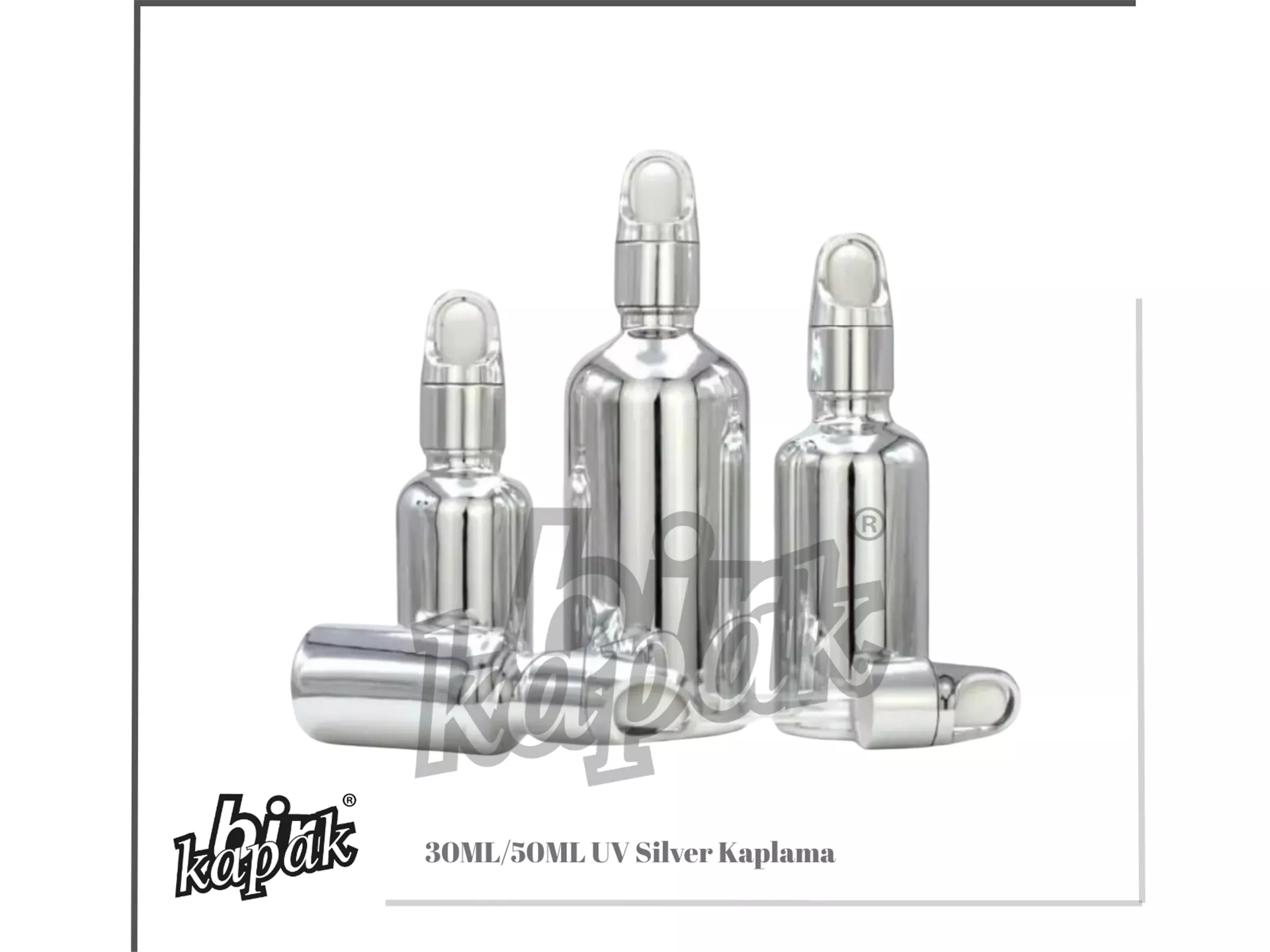 30ML-50ML UV SILVER KAPLAMA ŞİŞE