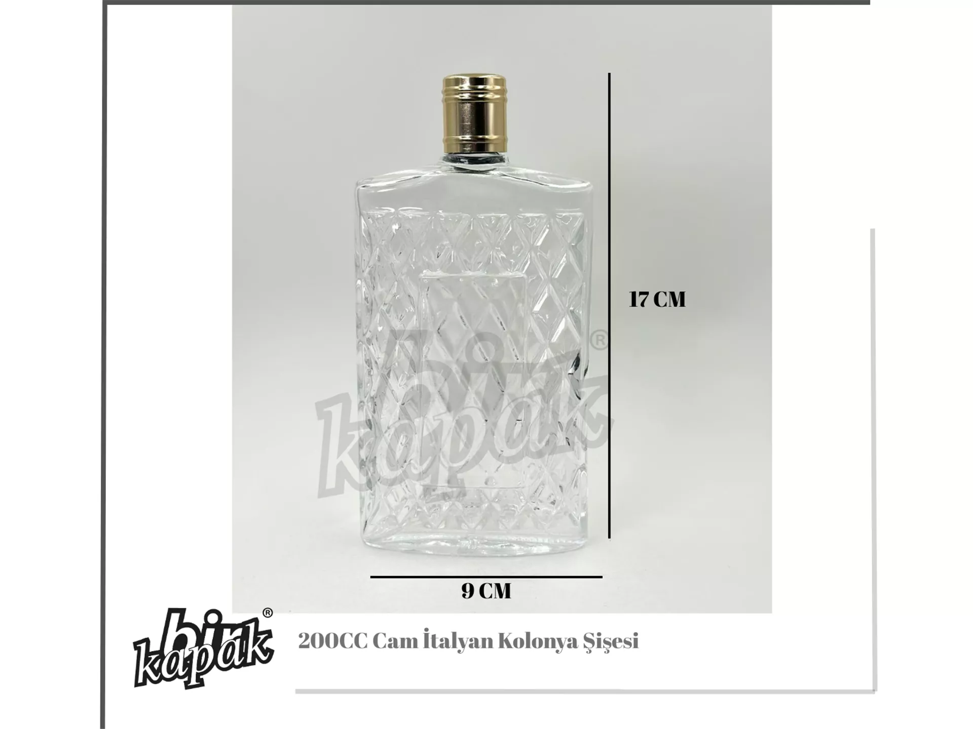 زجاجة كولونيا إيطالية سعة 200 مل