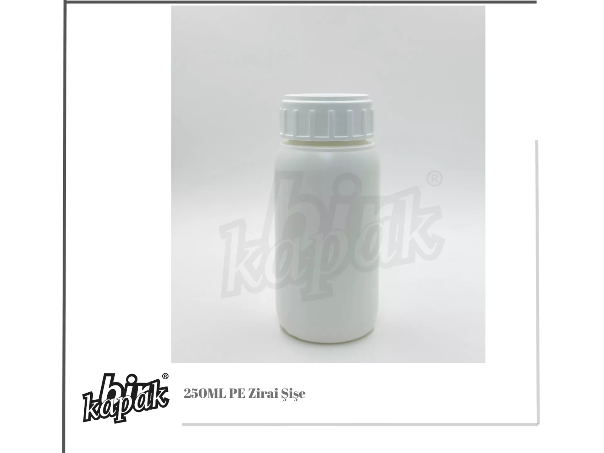 250ML ZİRAİ ŞİŞE PE