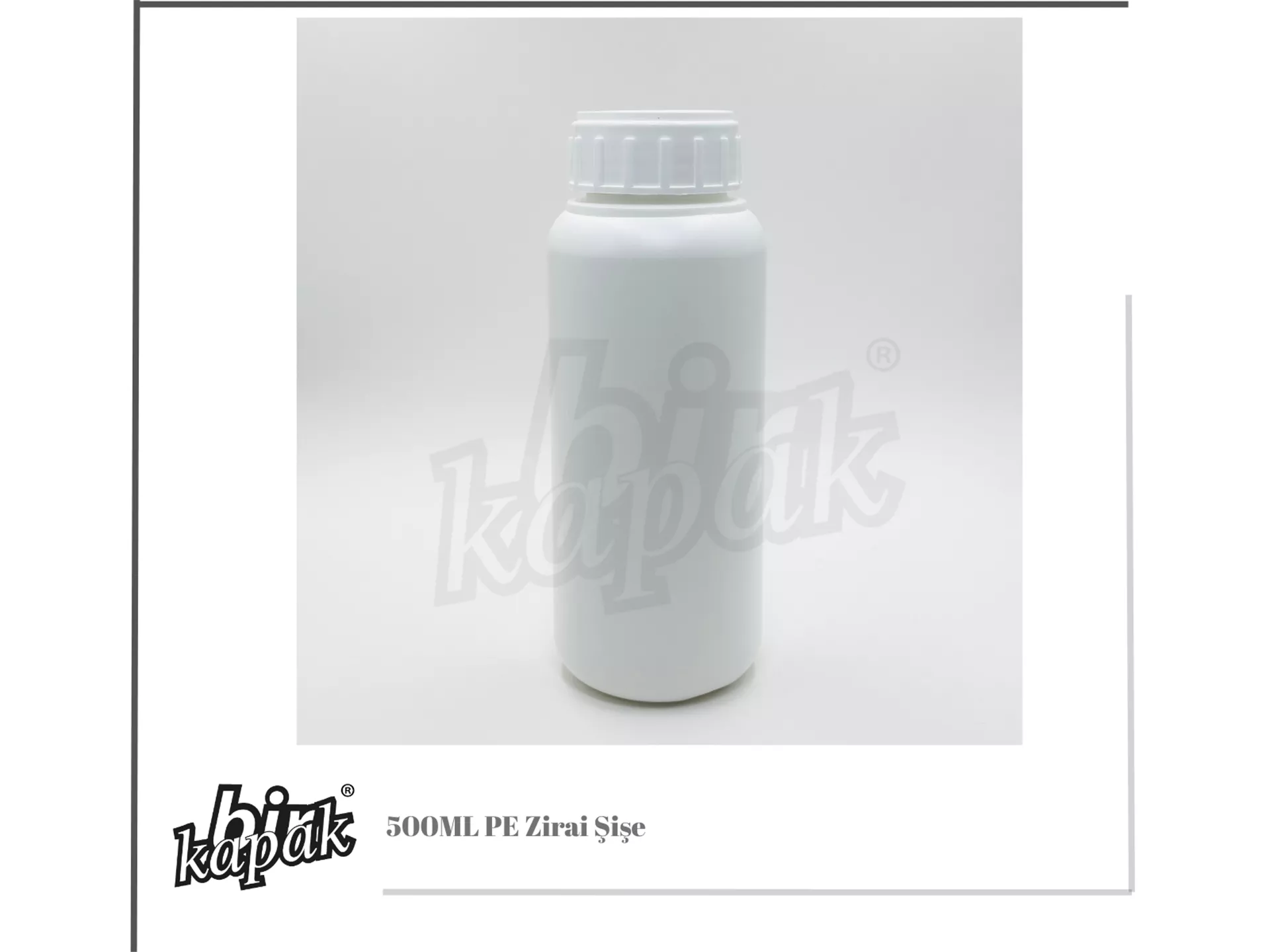 500ML ZİRAİ ŞİŞE PE