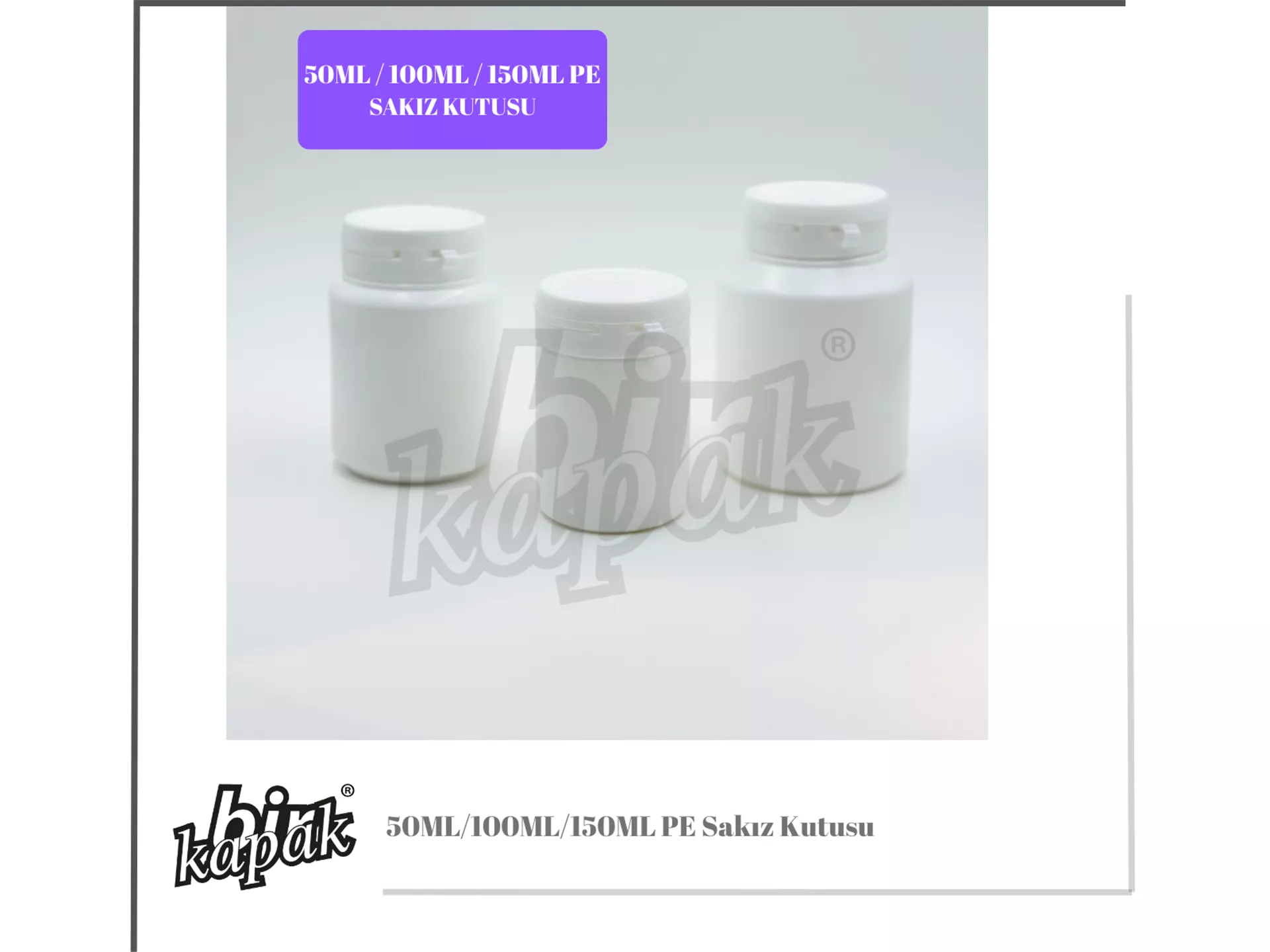 50ML-100ML-150ML GUM/TABLET BOX