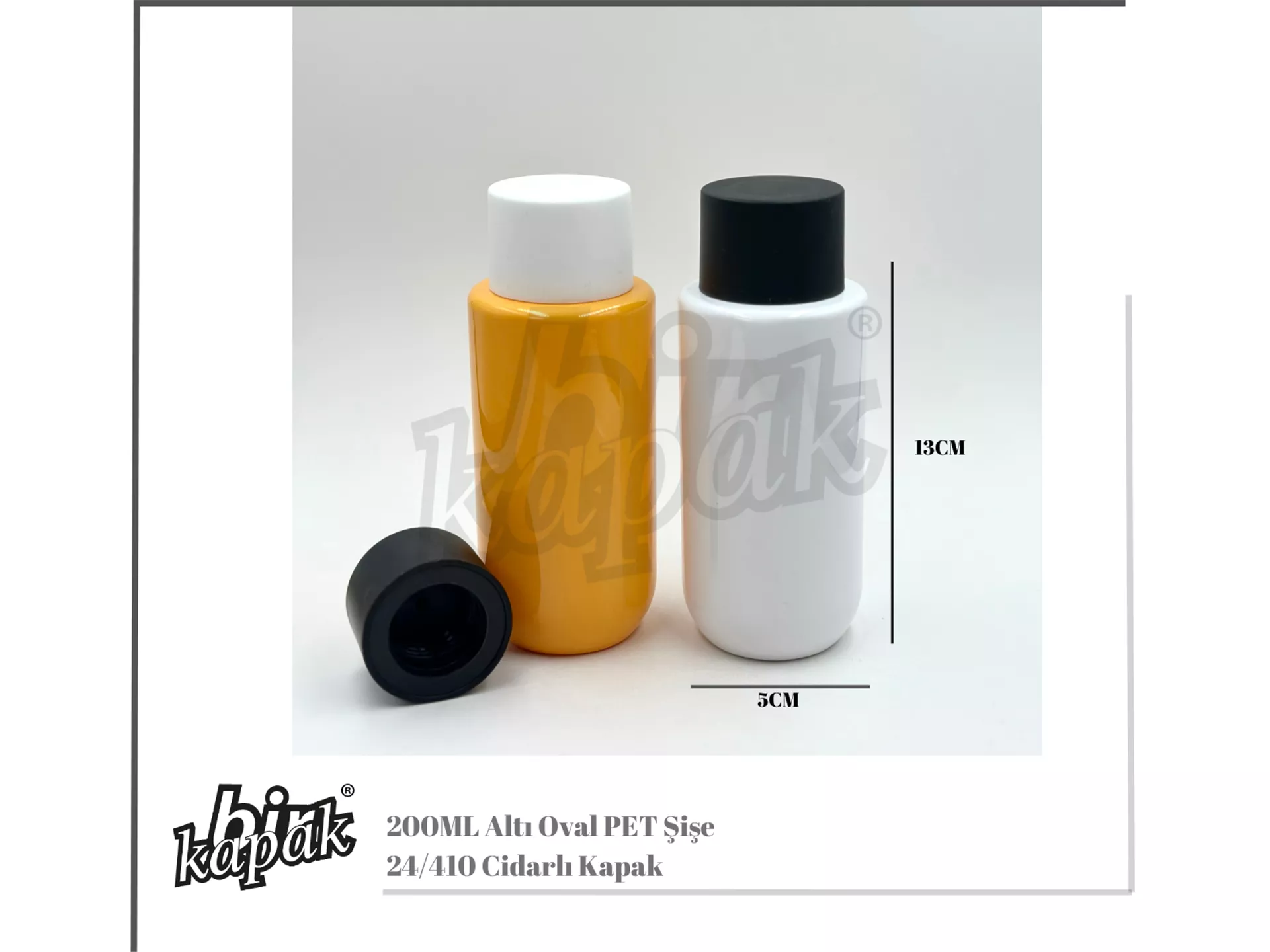 200ML UNDER OVAL PET BOTTLE