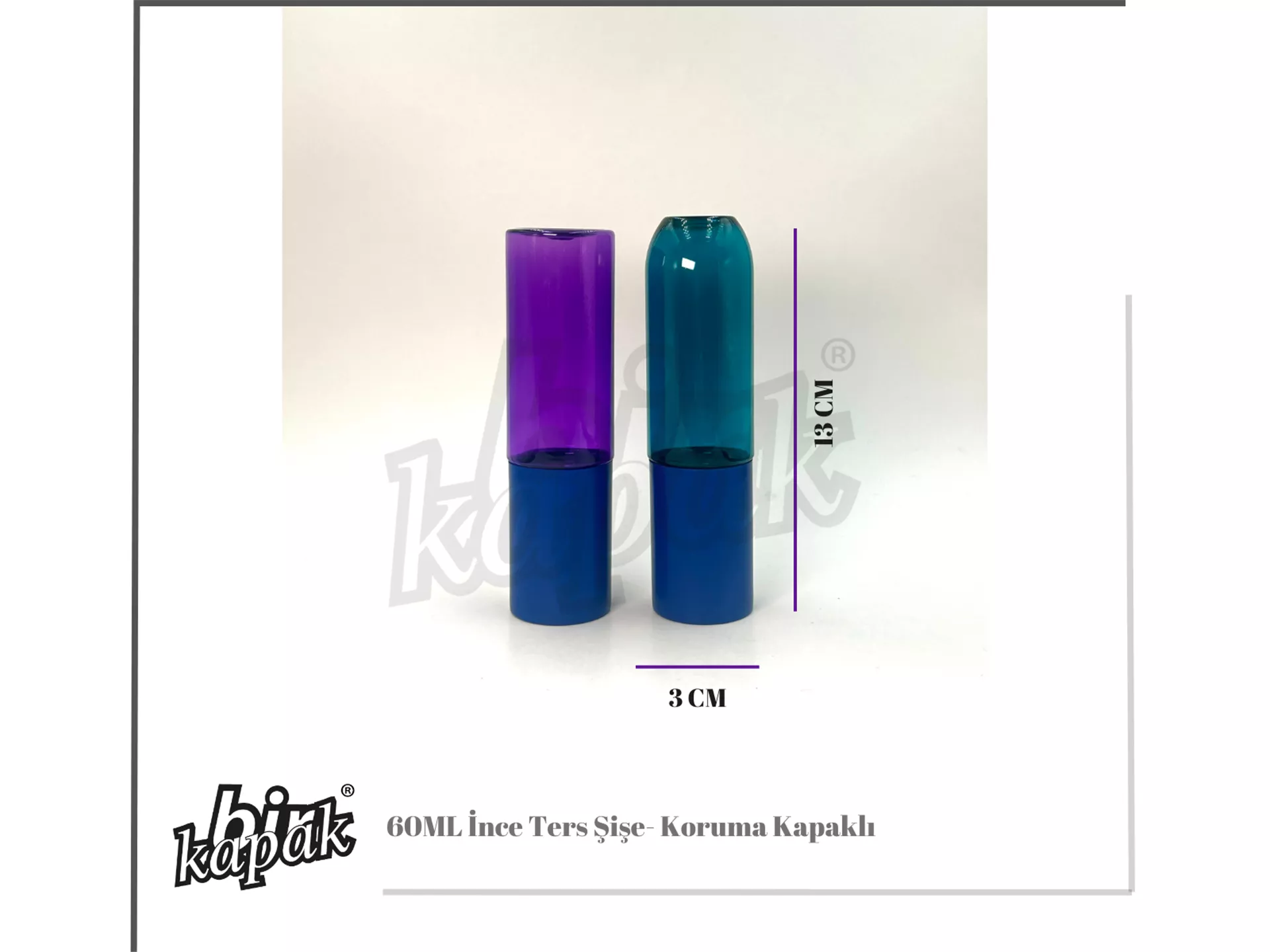 60ML PET INVERTED BOTTLE / WITH PROTECTIVE CAP