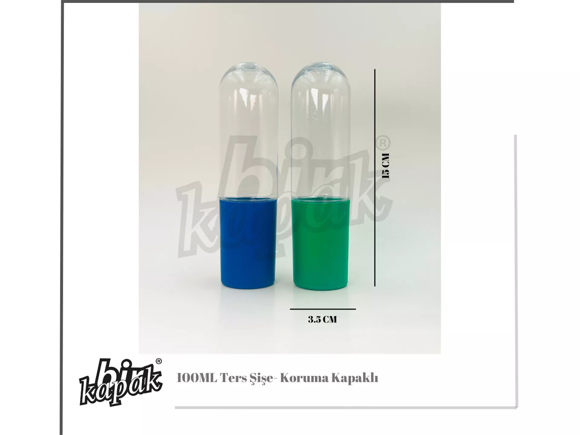 100ML TERS ŞİŞE / KORUMA KAPAKLI