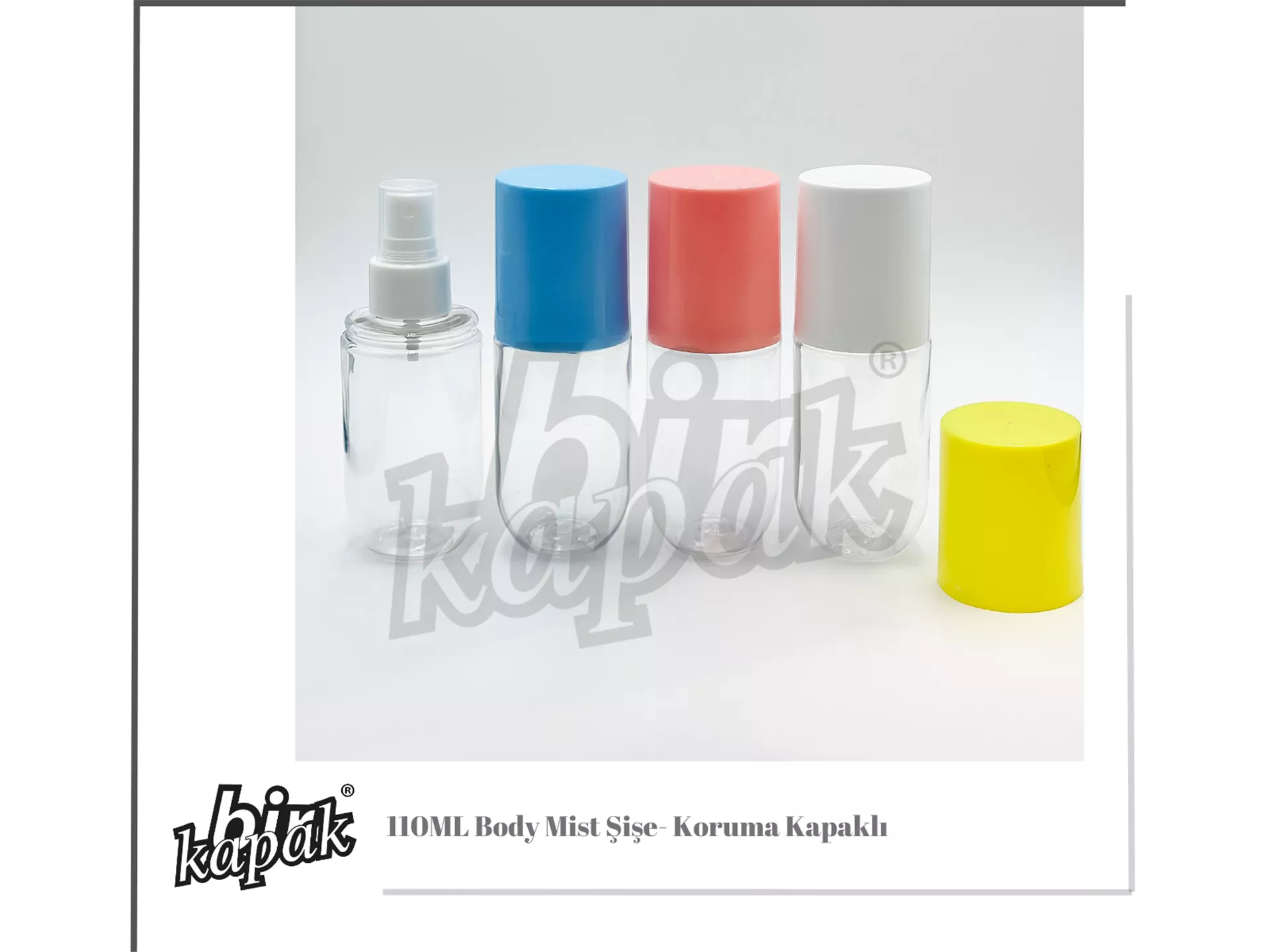 110ML BODY MIST BOTTLE / WITH PROTECTIVE CAP