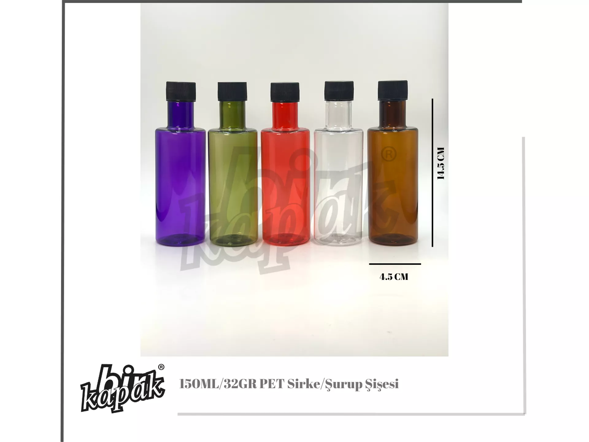 150ML-32GR SİRKE / ŞURUP ŞİŞESİ