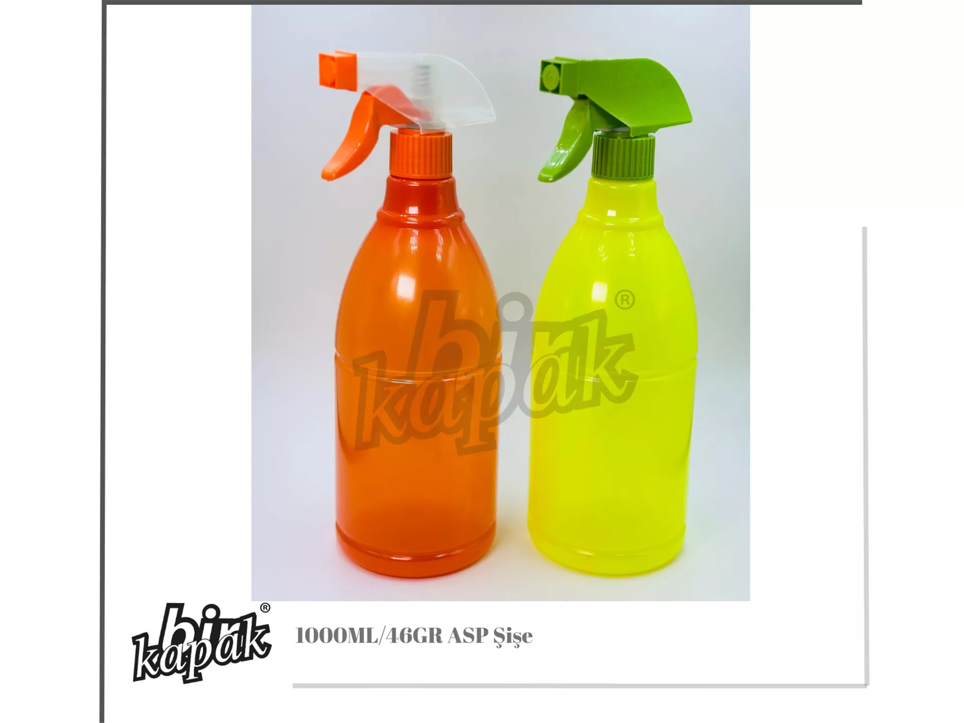 1000ML ASP BOTTLE YELLOW / ORANGE