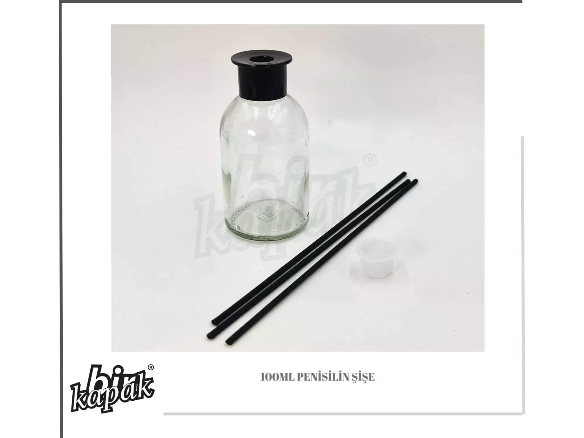 100ML PENICILLIN BOTTLE / CLEAR