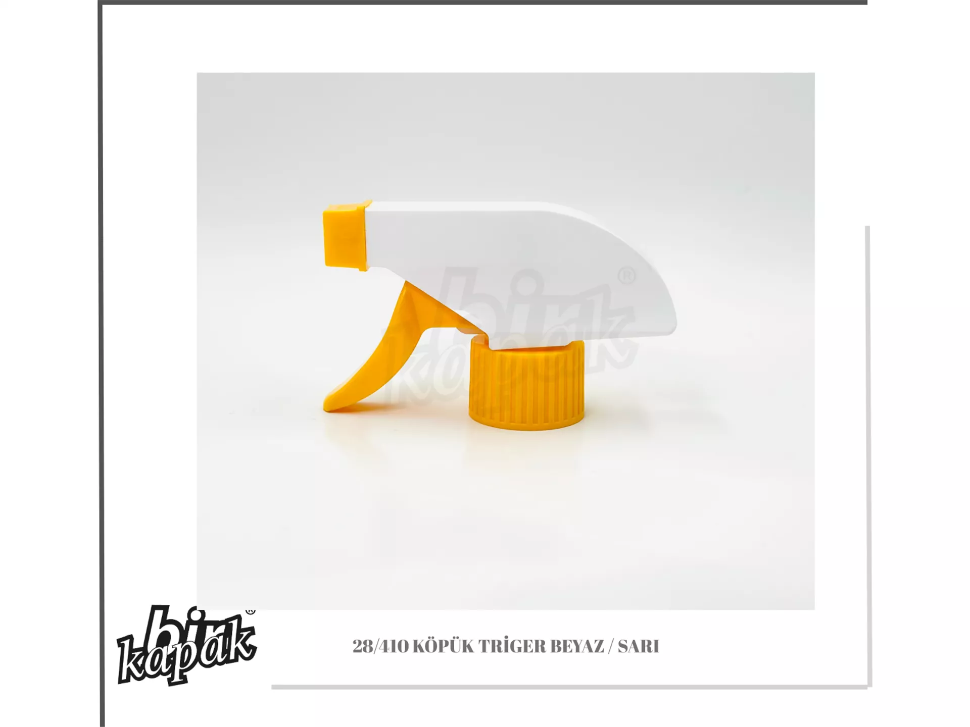 28/410 KLASİK KÖPÜK TRİGER BEYAZ / SARI