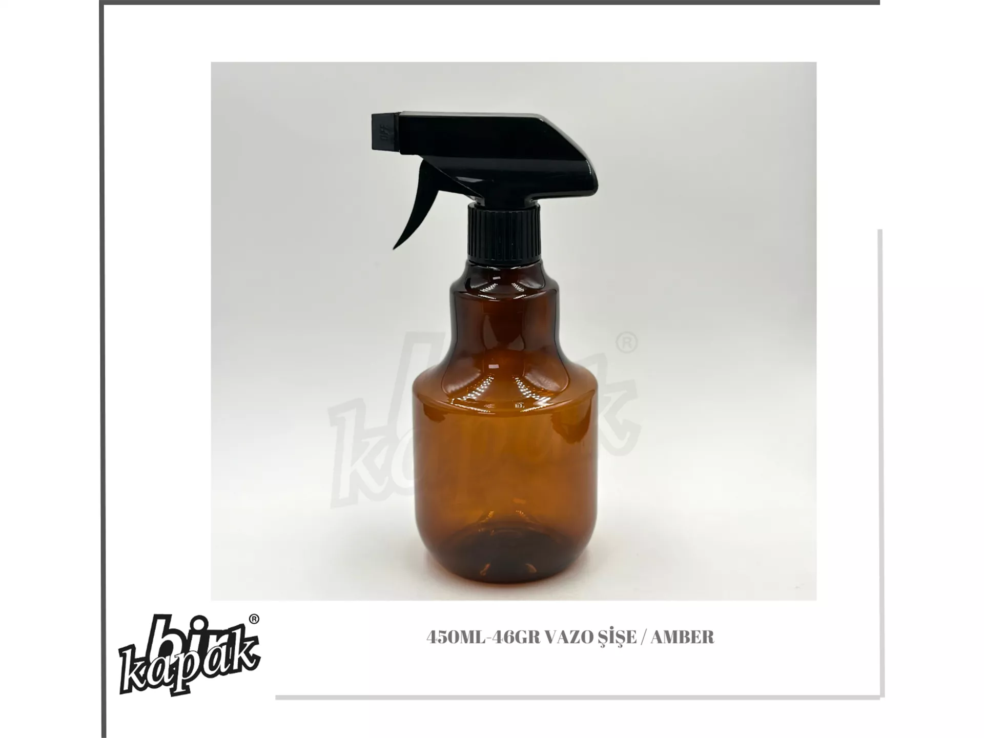 450ML-46GR 28/410 VAZO ŞİŞE / JENERIO ŞİŞE / AMBER