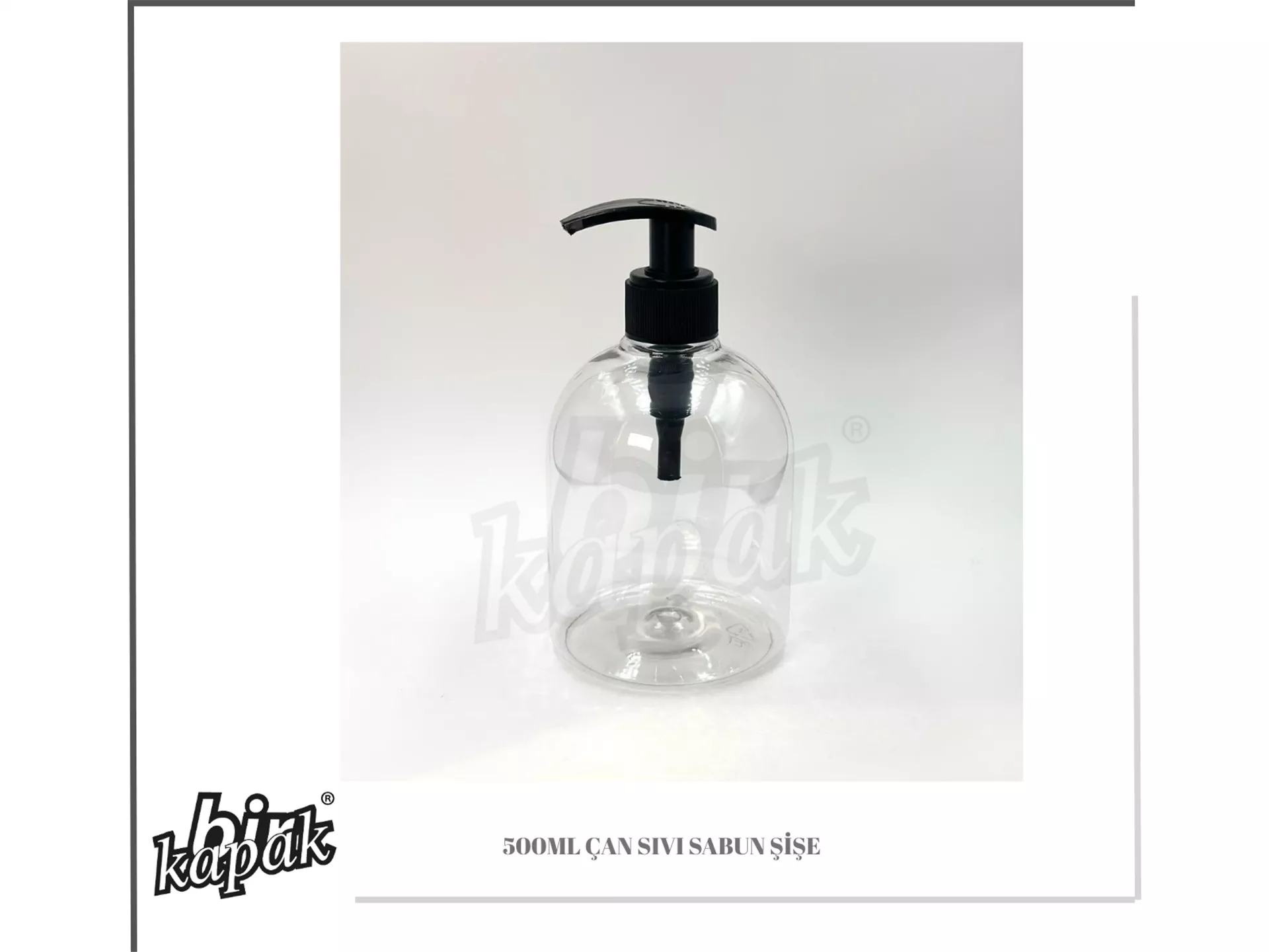 500ML ÇAN SIVI SABUN ŞİŞE