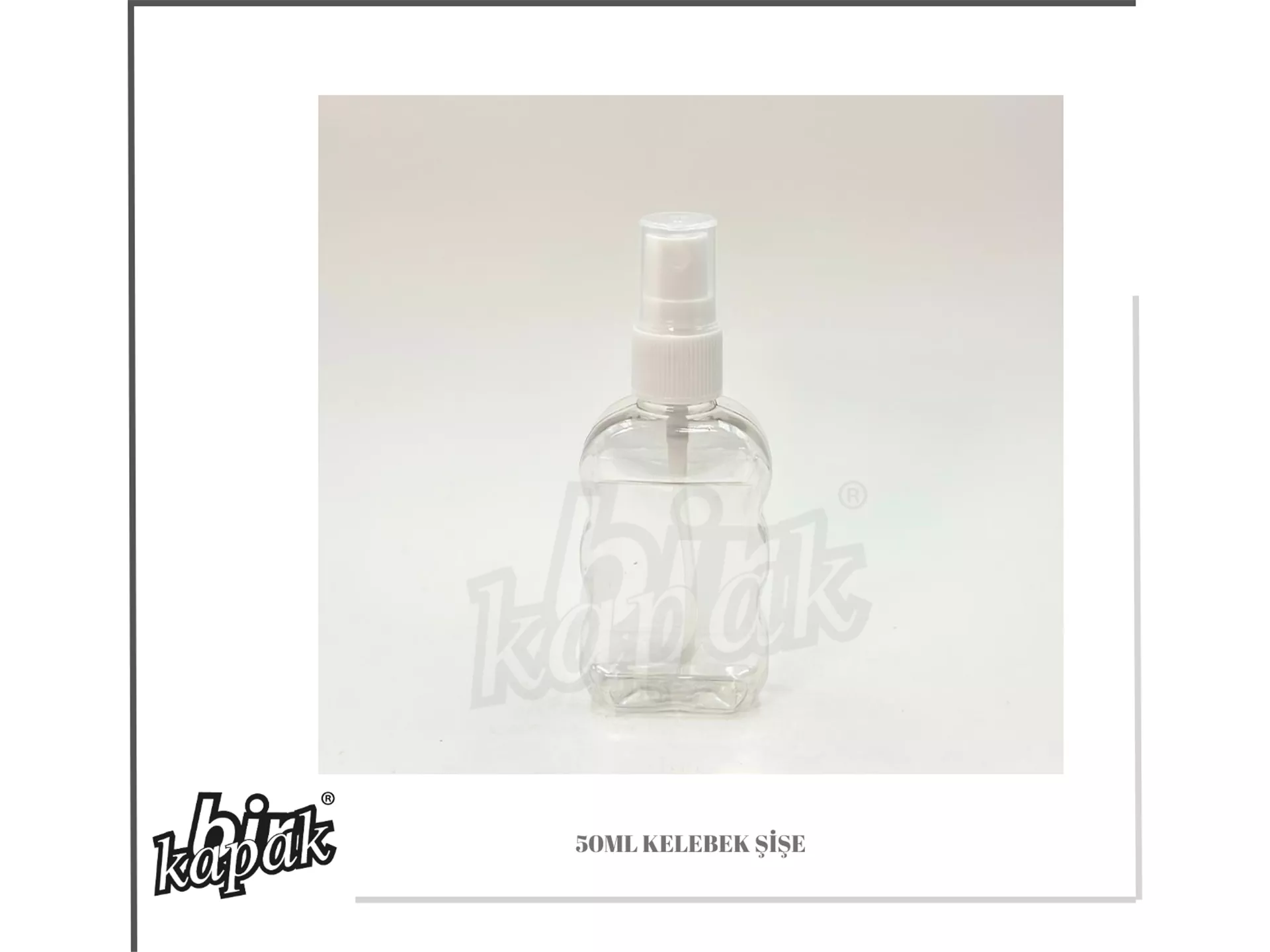 50ML KELEBEK ŞİŞE