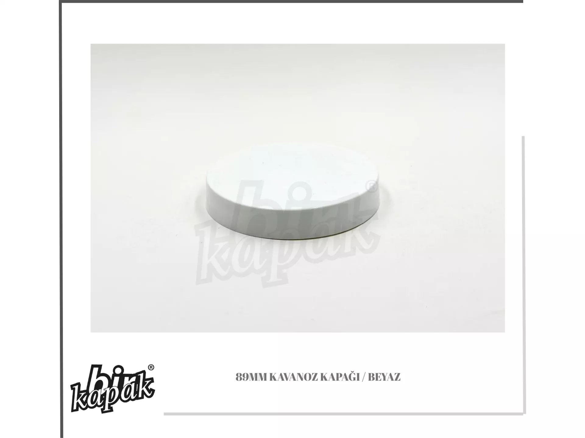 89MM JAR LID / WHITE