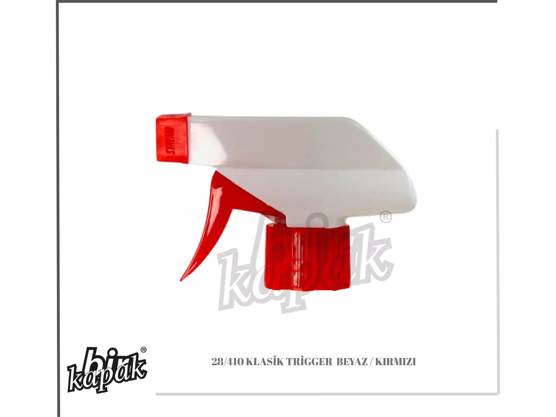 28/410 KLASİK TRİGER BEYAZ / KIRMIZI