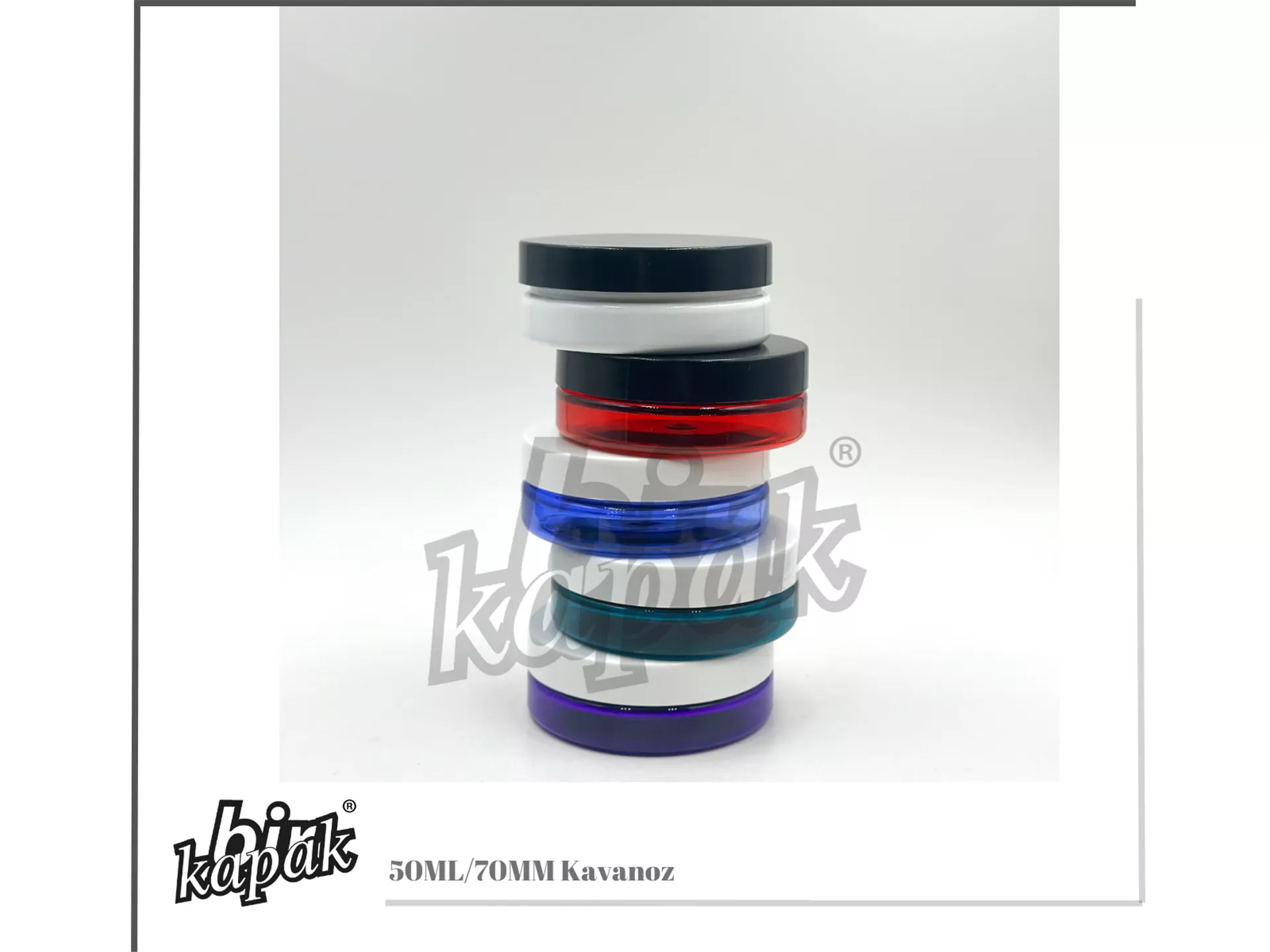 50ML 70MM KAVANOZ /  RENK