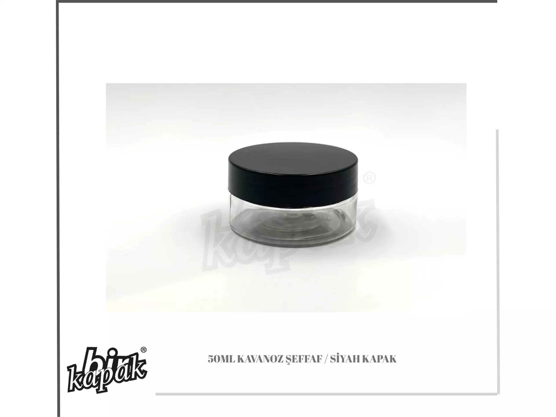 50ML KAVANOZ / ŞEFFAF