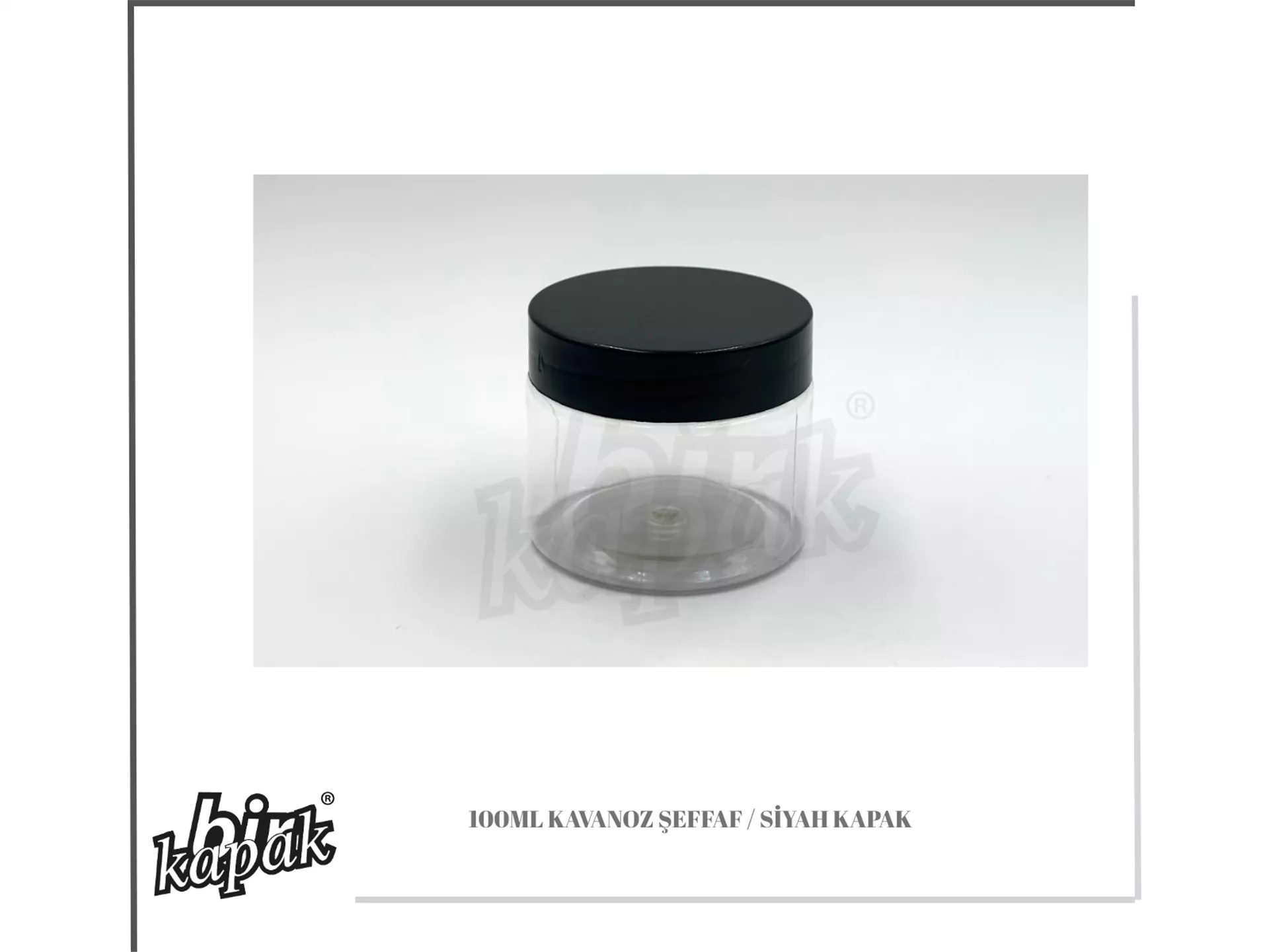 100ML JAR / TRANSPARENT