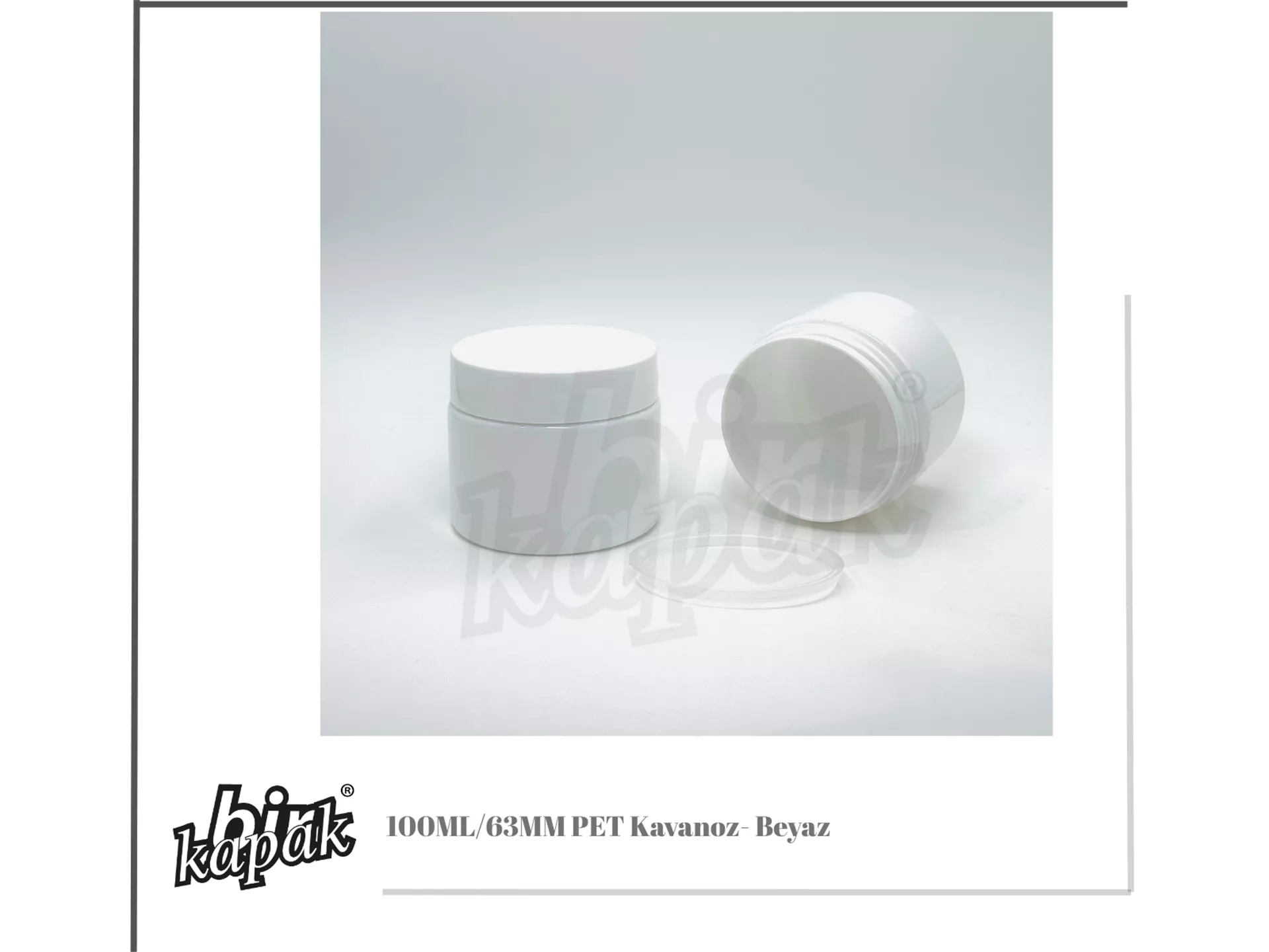 100ML 63MM JAR / WHITE