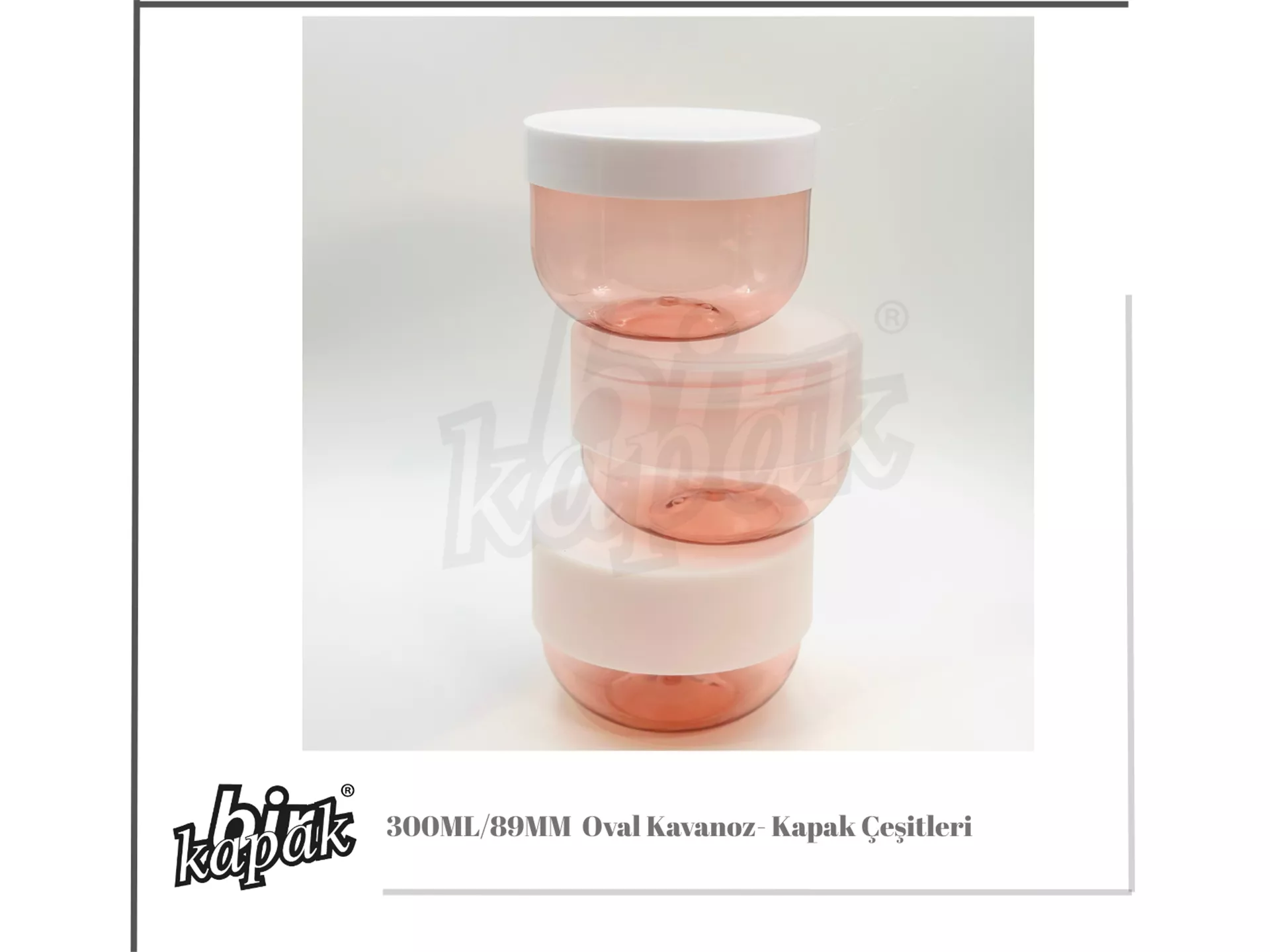 300ML JAR WITH SKIRT AND LID / PINK