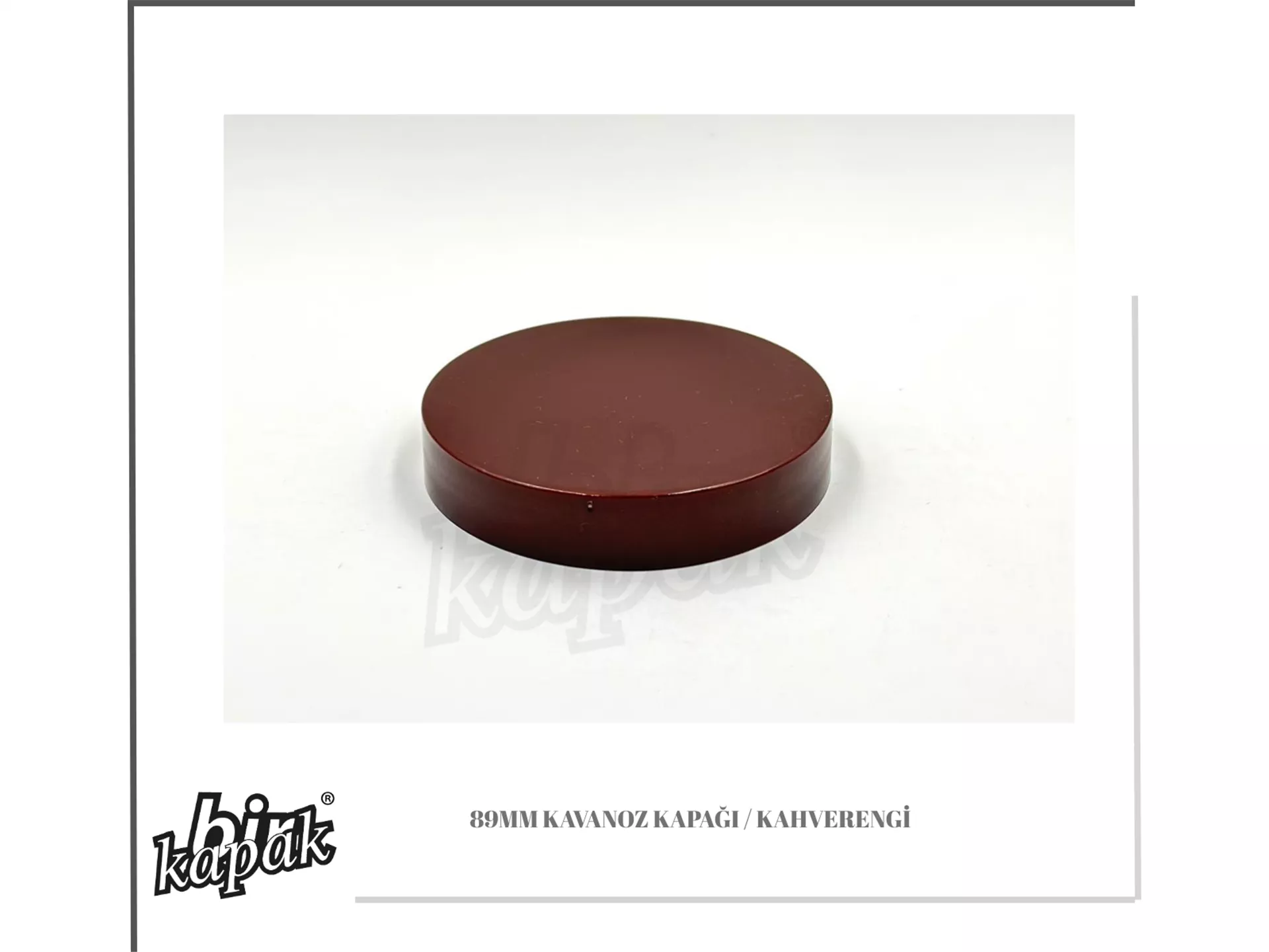89MM JAR LID / BROWN