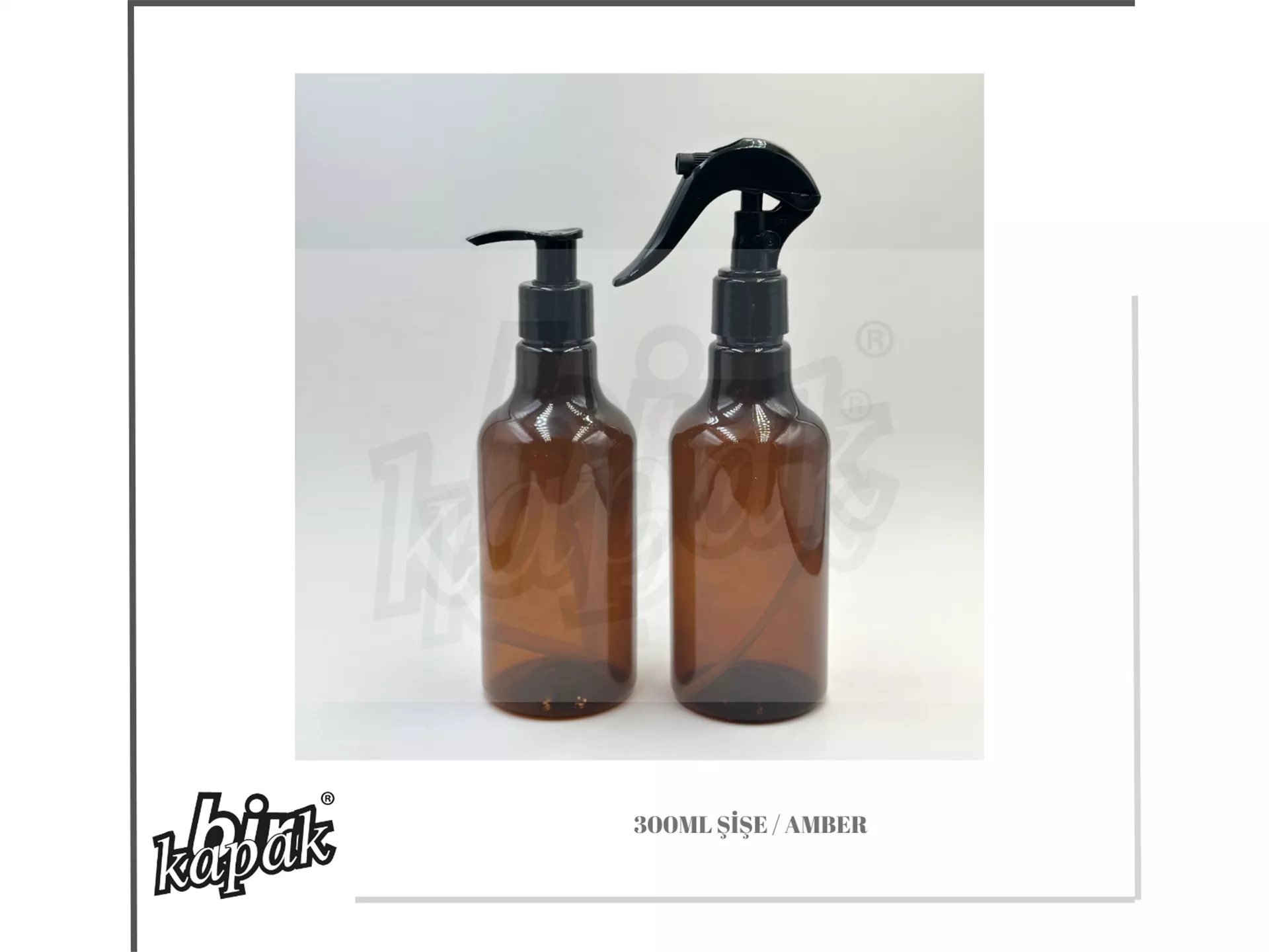 300ML BOTTLE / AMBER