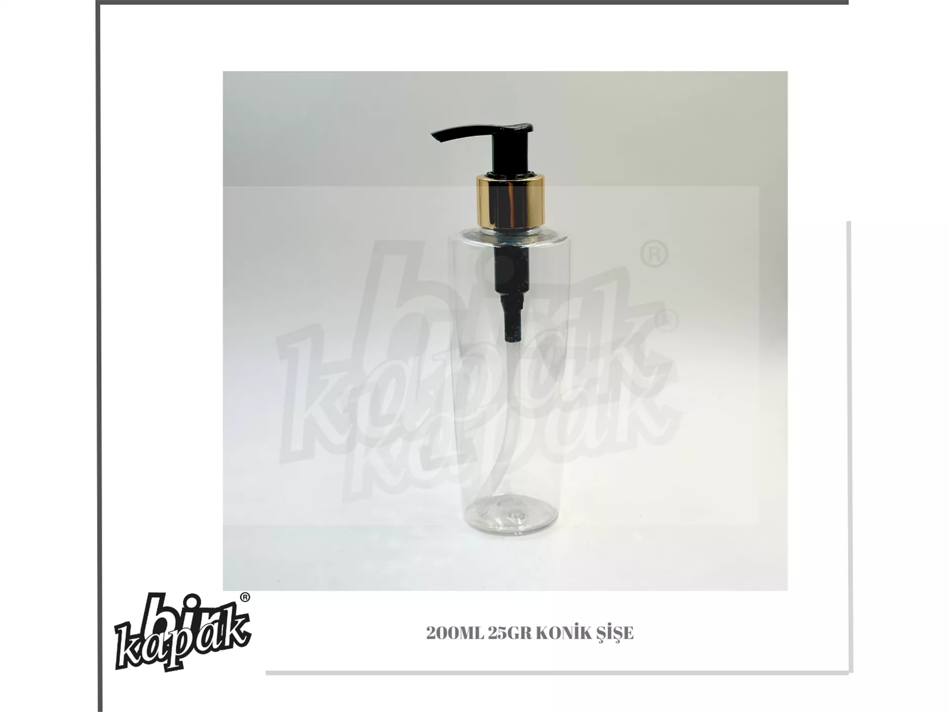 200ML CONICAL BOTTLE