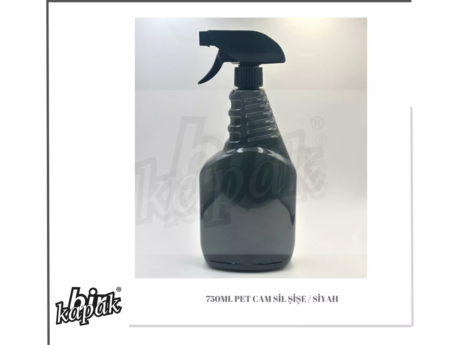 750ML CAM SİL ŞİŞE / SİYAH