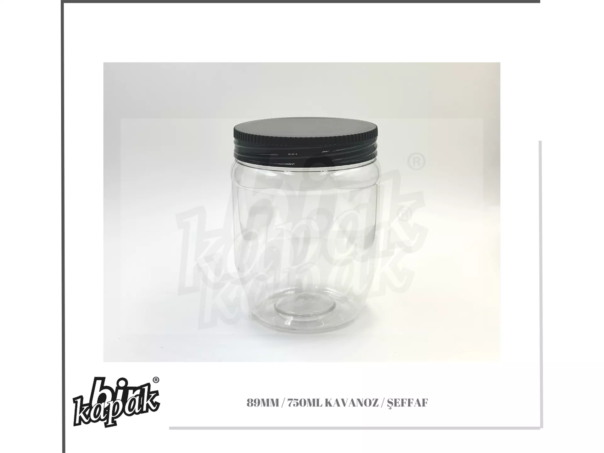 750ML KAVANOZ / ŞEFFAF