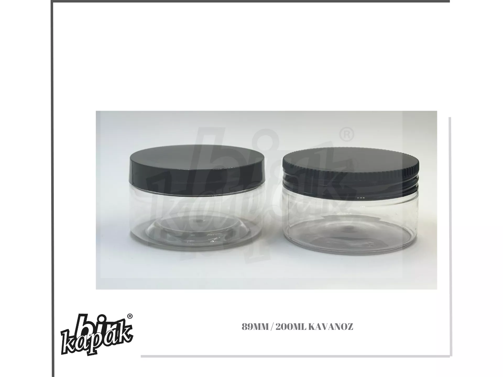 89MM 200ML KAVANOZ