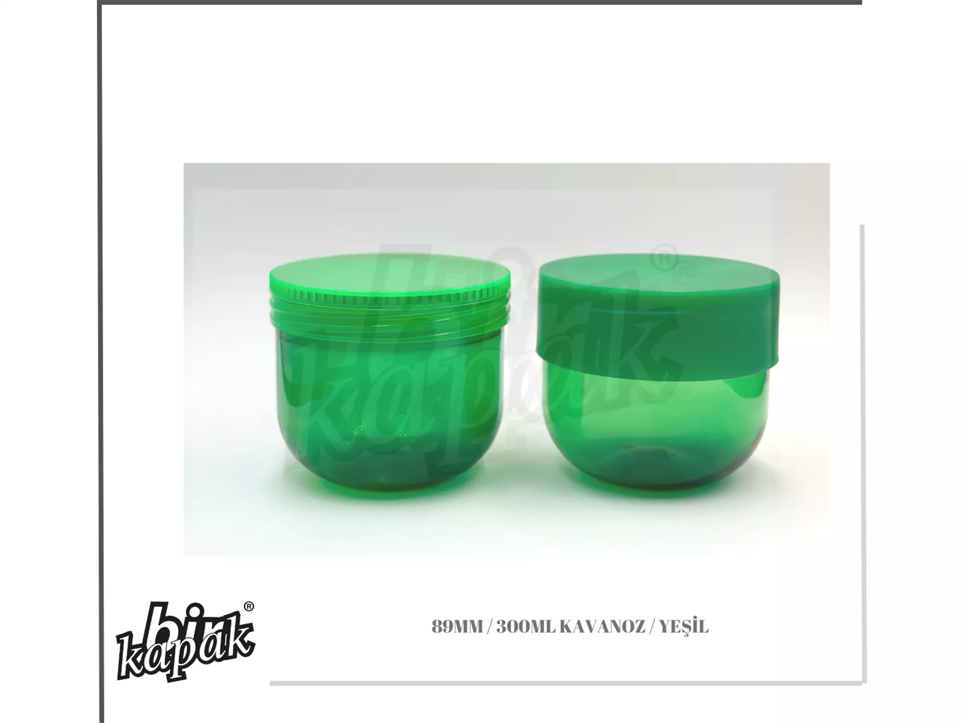 89MM 300ML JAR / GREEN