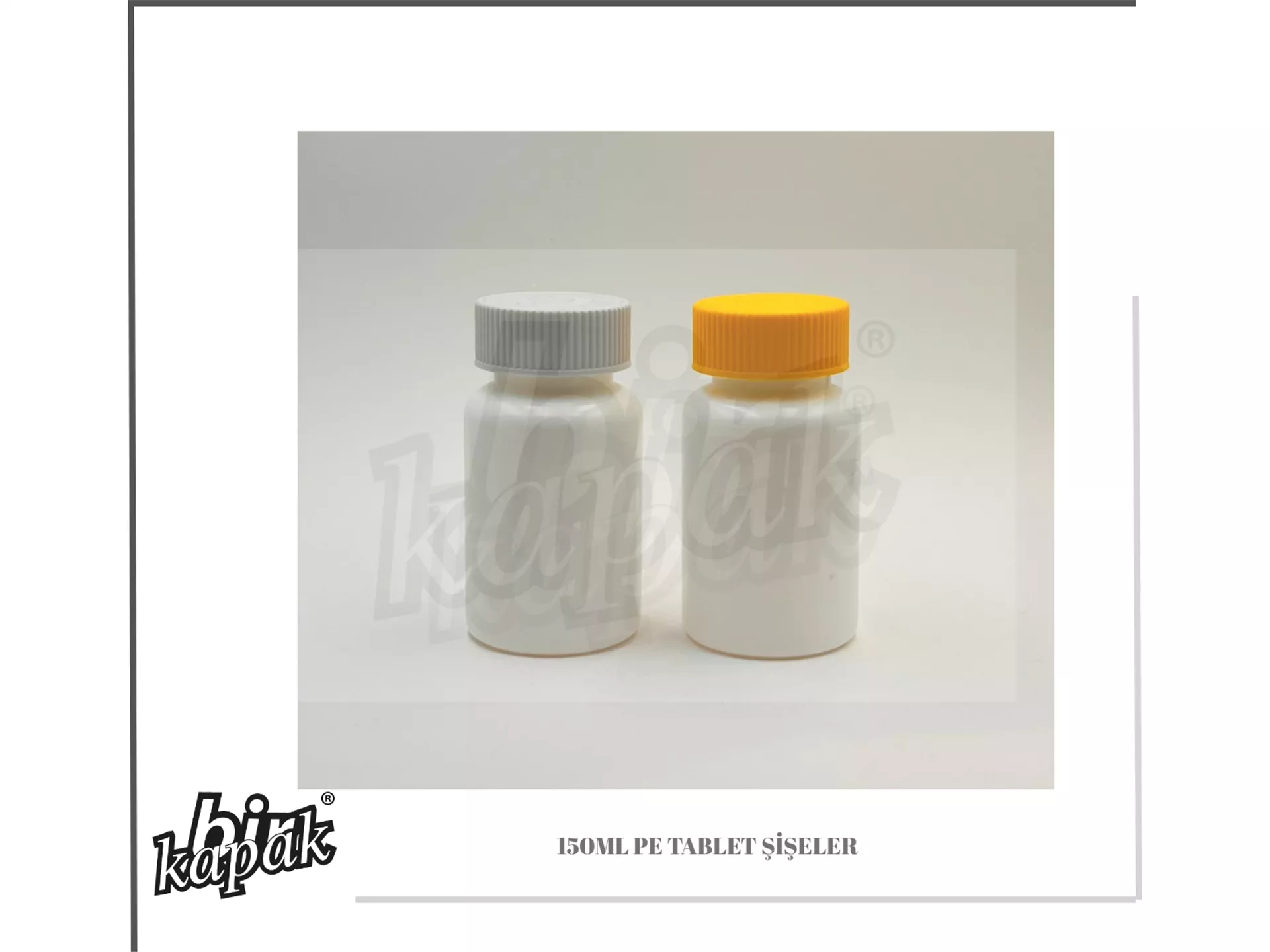 150ML PE TABLET ŞİŞELER