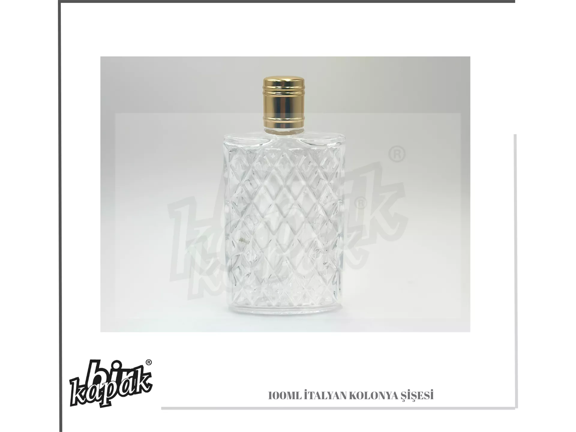 100ML İTALYAN KOLONYA ŞİŞESİ