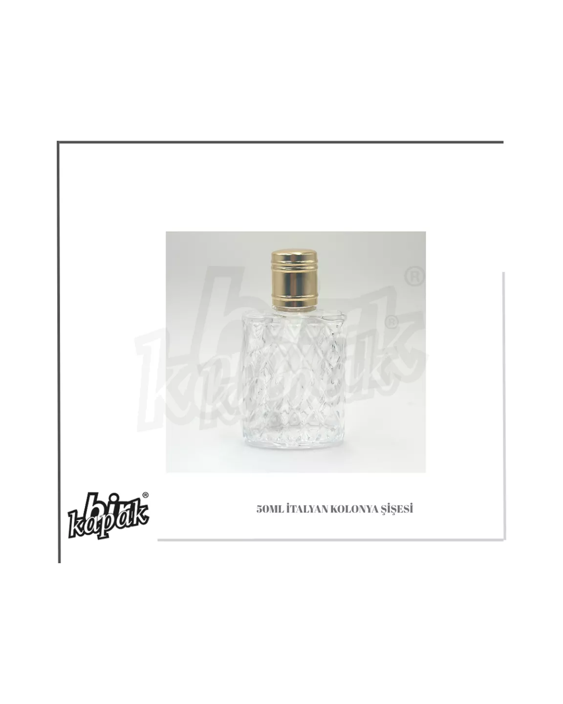 50ML İTALYAN KOLONYA ŞİŞESİ