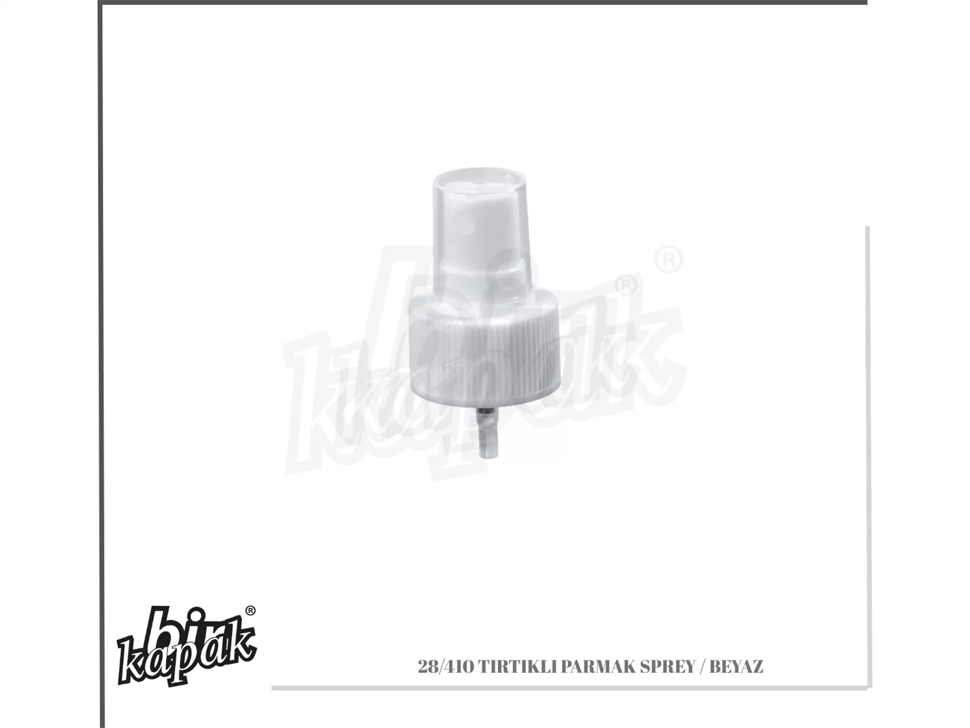 28/410 PARMAK SPREY /  BEYAZ TIRTIKLI