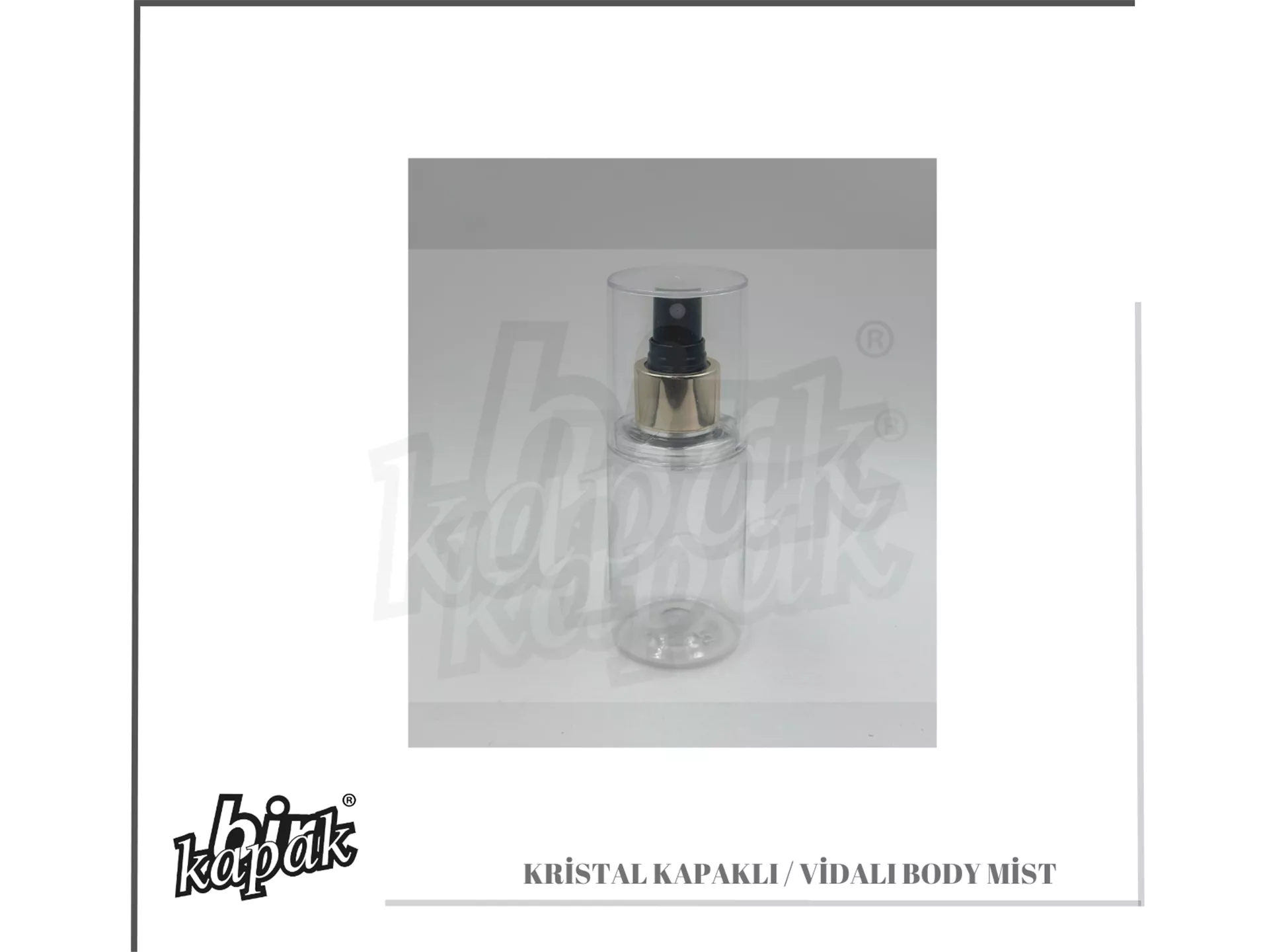 100ML VİDALI KRİSTAL KAPAKLI BODY MİST